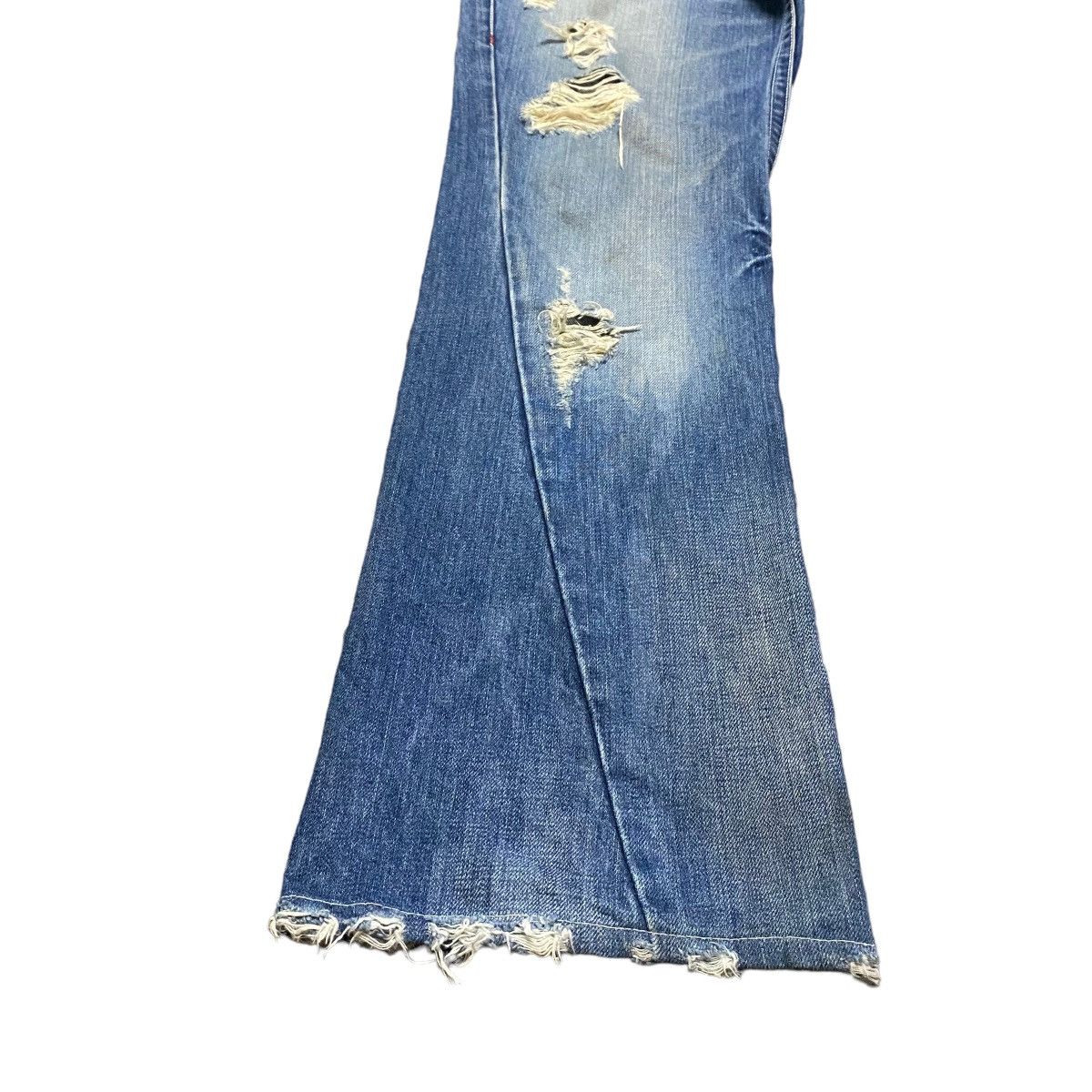 Tornado Mart Tornado Mart Distressed Denim Flare Jeans Size US 30 / EU 46 - 9 Thumbnail
