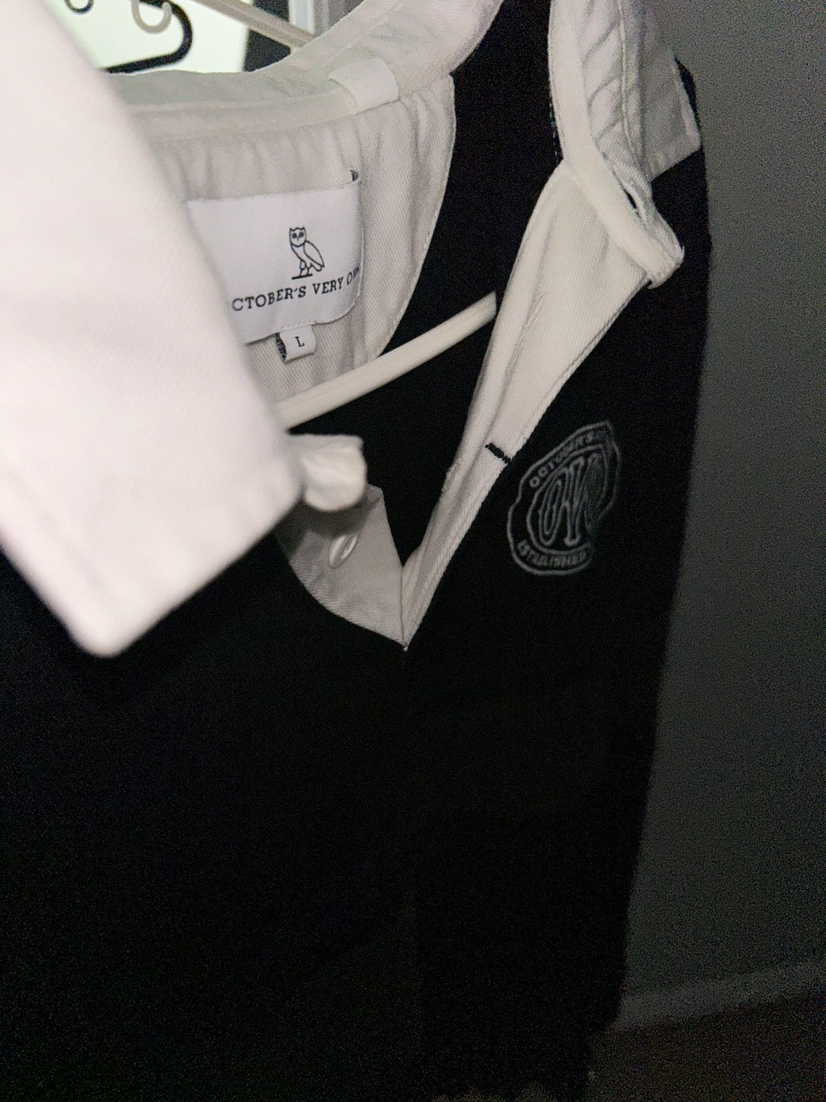October's Very Own OVO rugby shirt black Size US L / EU 52-54 / 3 - 6 Thumbnail