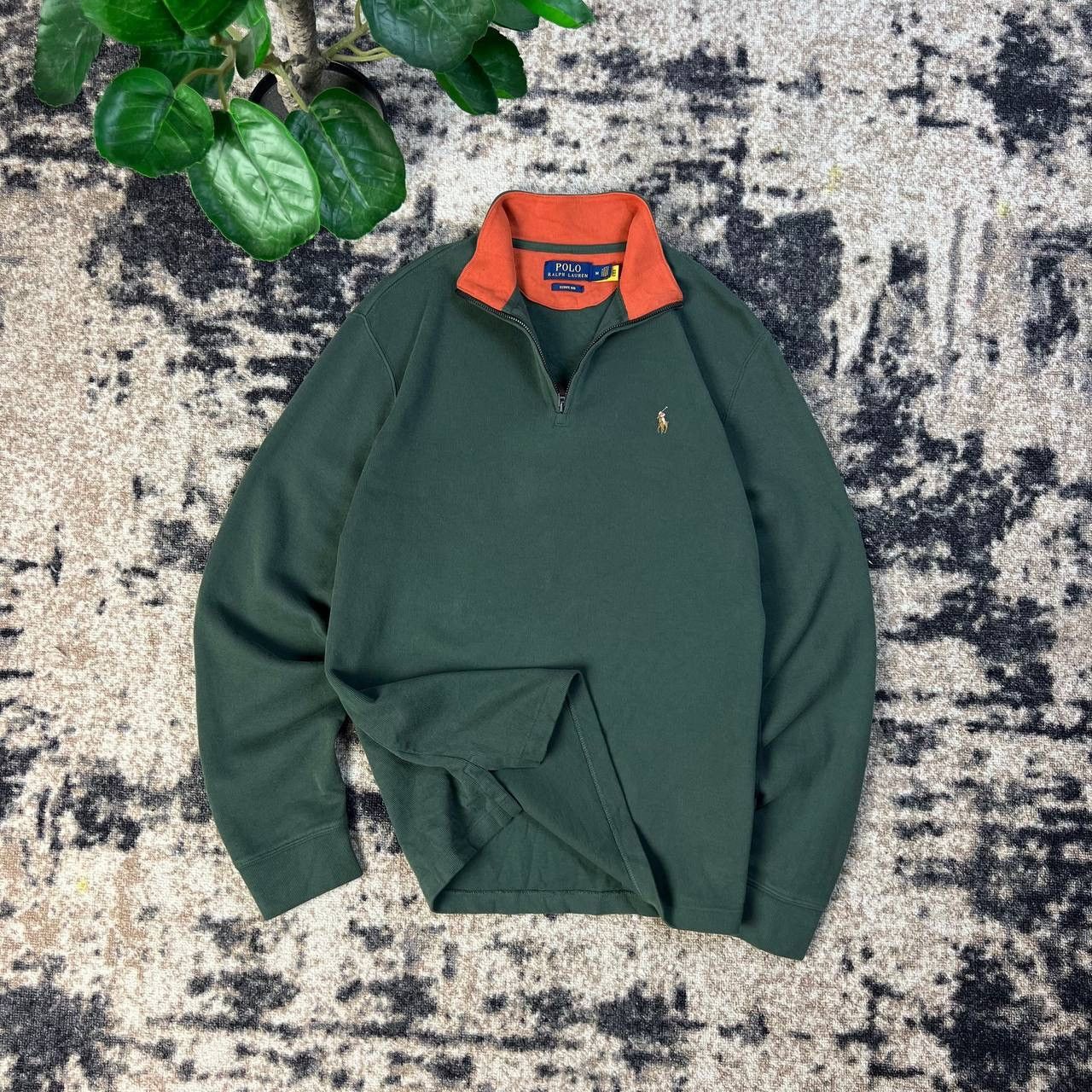 Polo Ralph Lauren Polo Ralph Lauren Luxury Quarter Zip Up Mini Logo Sweater Size US M / EU 48-50 / 2 - 1 Thumbnail