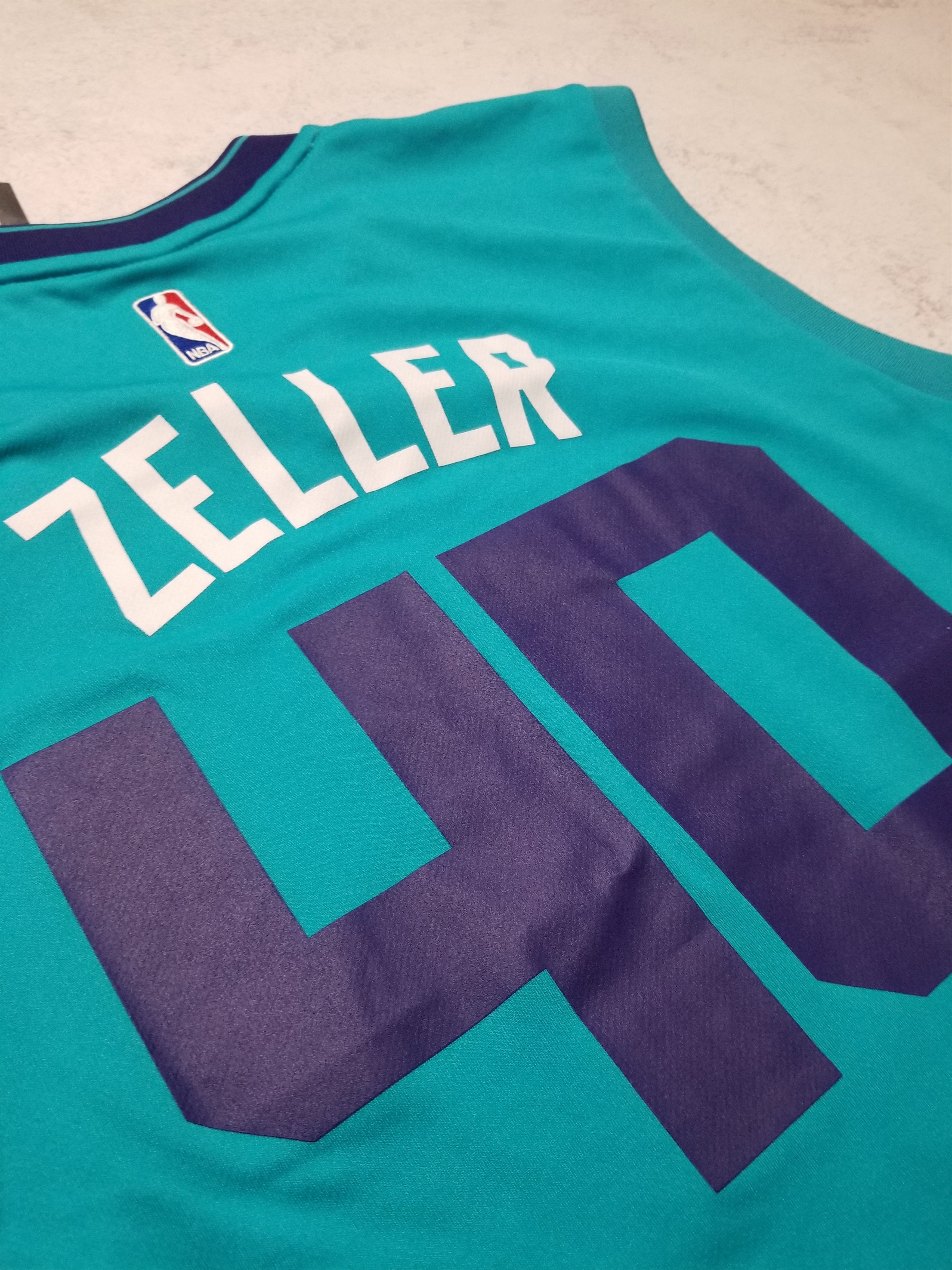 Adidas Charlotte Hornets #40 Zeller NBA Basketball Teal Jersey Size US M / EU 48-50 / 2 - 5 Thumbnail
