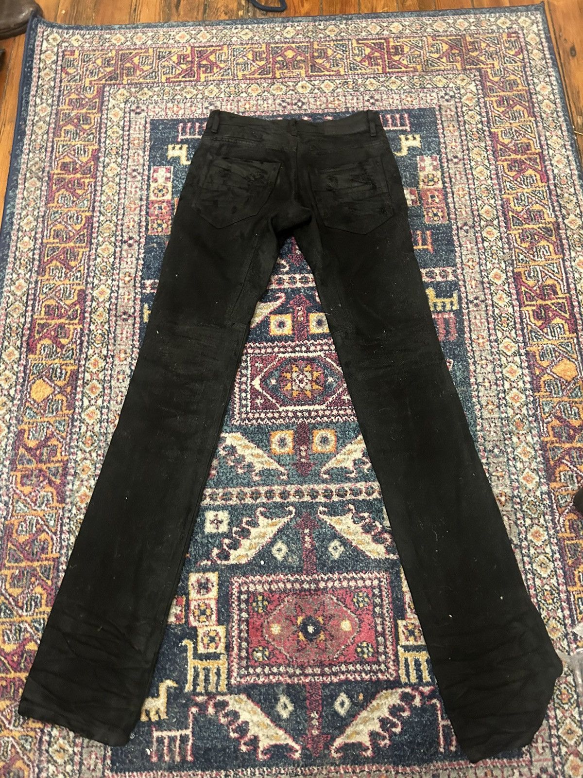 Julius waxed distressed ring denim 09 protection_ism