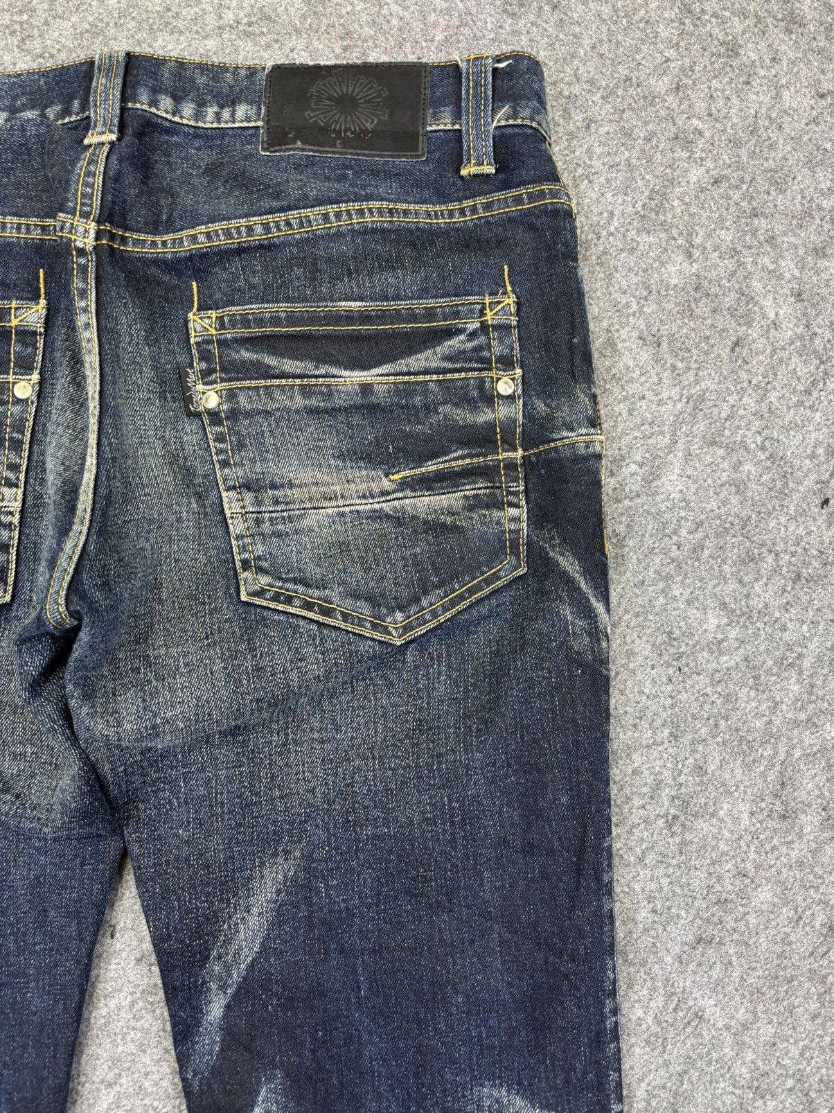 Tornado Mart 💥Flare💥Rare Tornado Mart Insane Claw Mark Fades Denim K14 Size US 33 - 7 Thumbnail