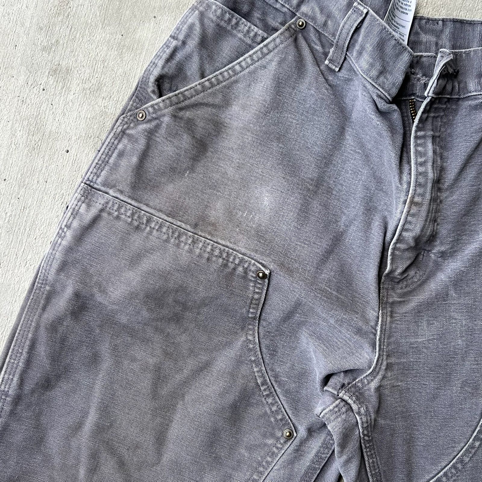 Carhartt × Vintage Carhartt gray double knee work wear carpenter pants Size US 31 - 10 Thumbnail
