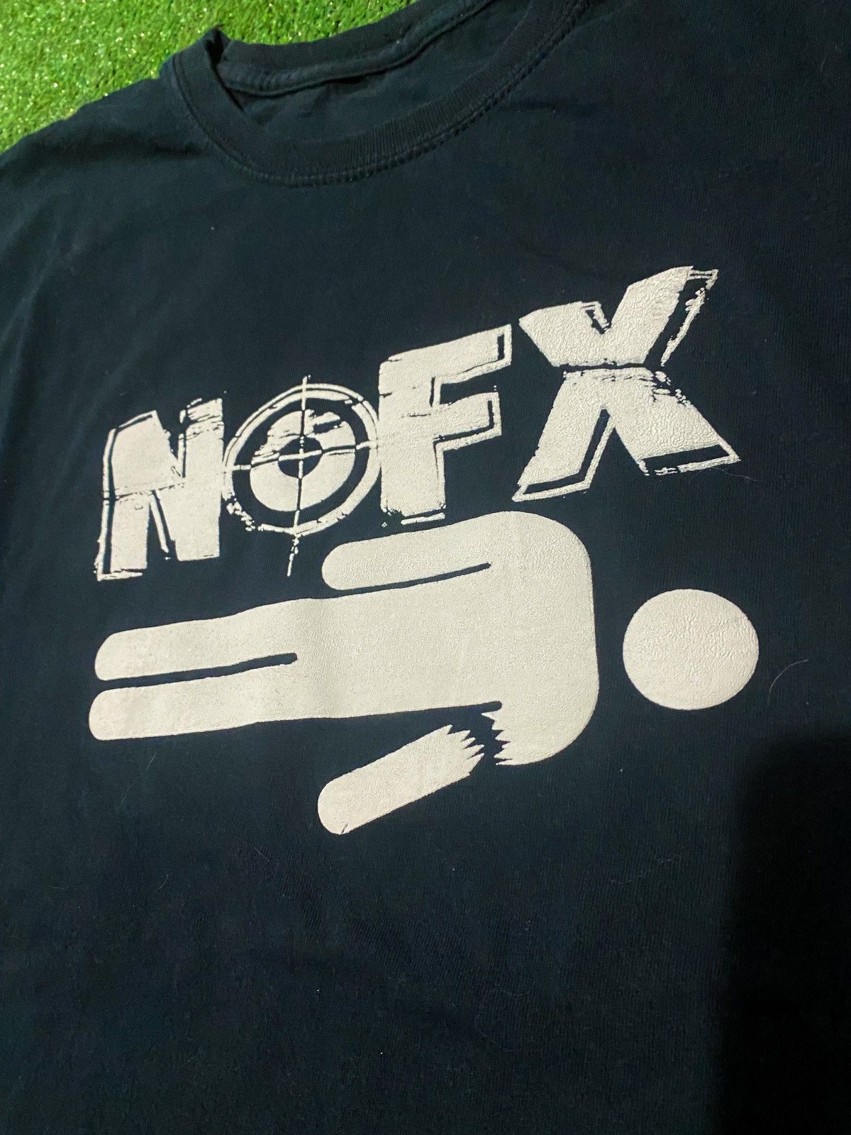 Band Tees × Vintage RARE Vintage Black NOFX Band T Shirt Size US XL / EU 56 / 4 - 2 Thumbnail