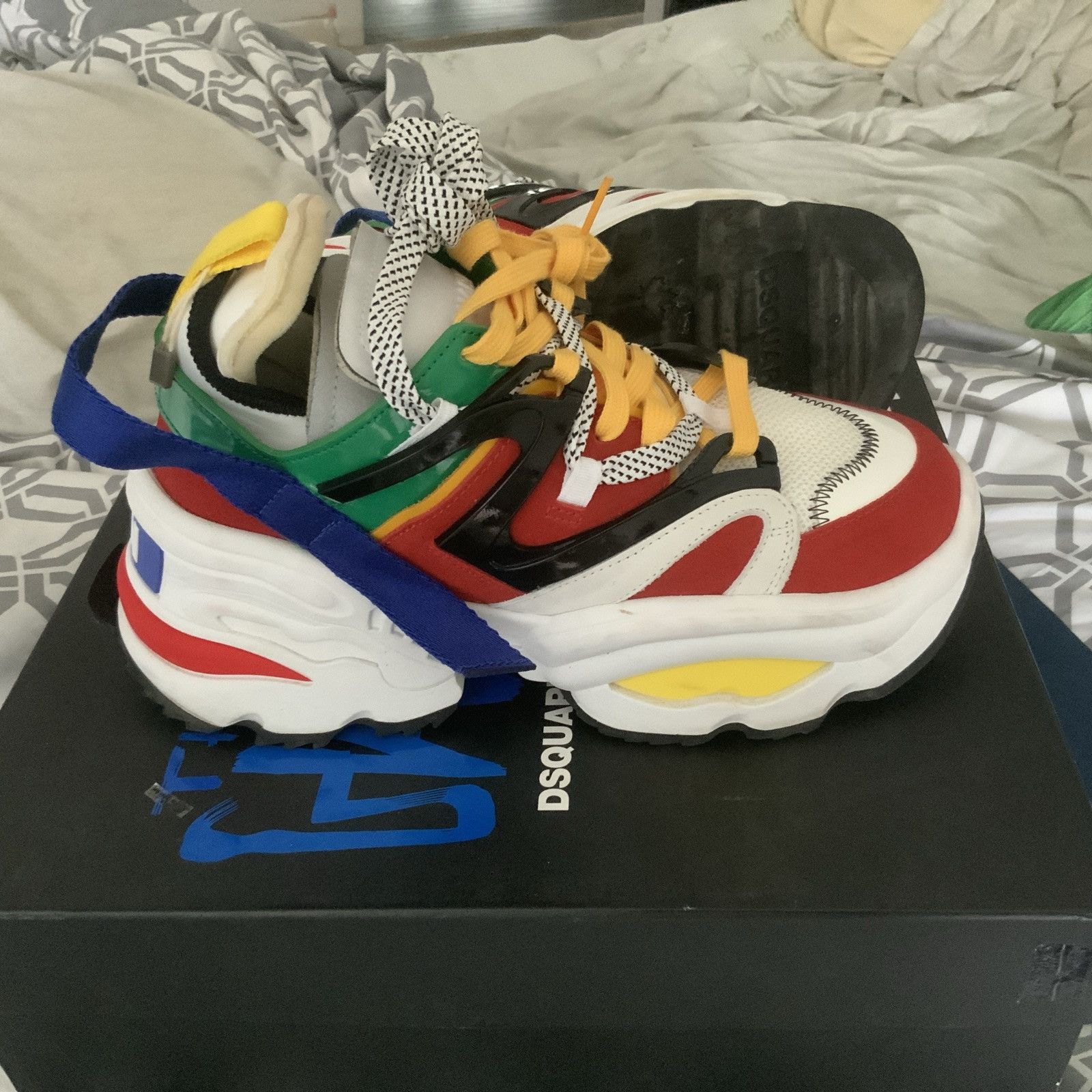 Dsquared2 GIANT DSQ SNEAKERS Size US 8 / EU 41 - 1 Thumbnail