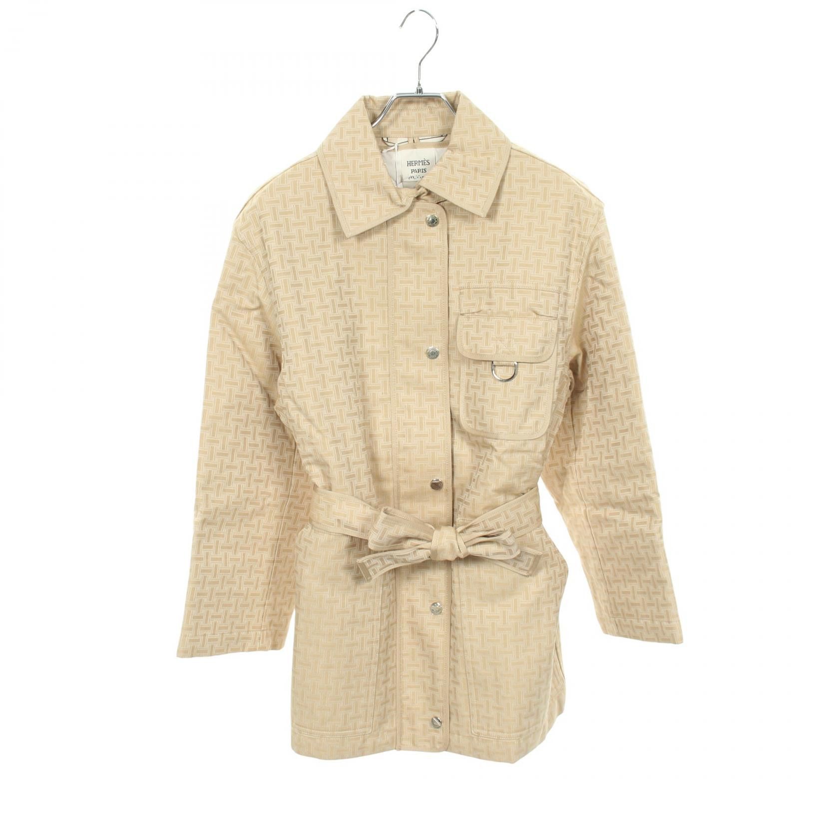 Hermes Hermes Hermes H Mosaïque Cotton Jacket Textile Outerwear DUTY FREE for USA Size ONE SIZE - 1 Thumbnail