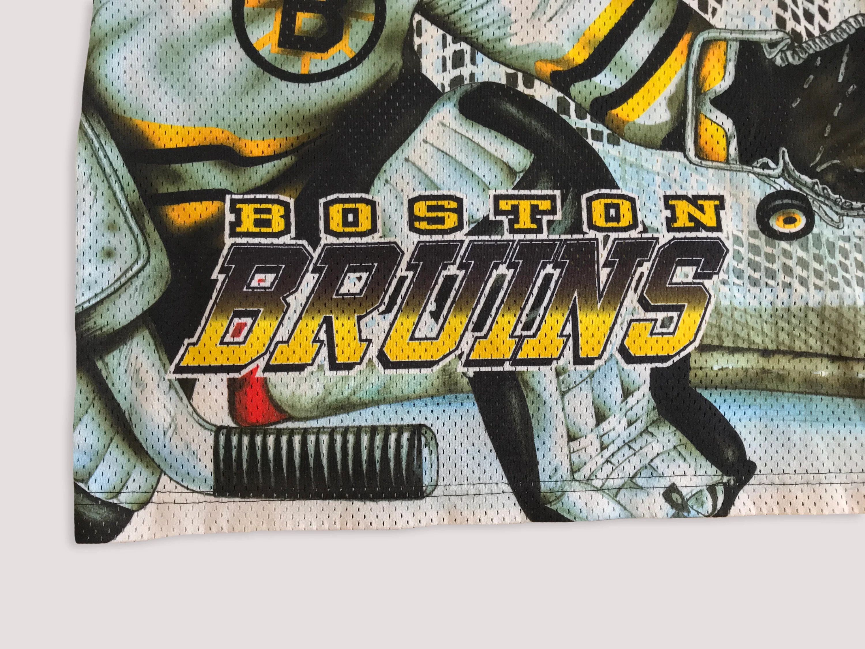 Ccm Vintage 90s CCM BOSTON BRUINS Jersey Fanimation NHL USA Size US S / EU 44-46 / 1 - 8 Thumbnail