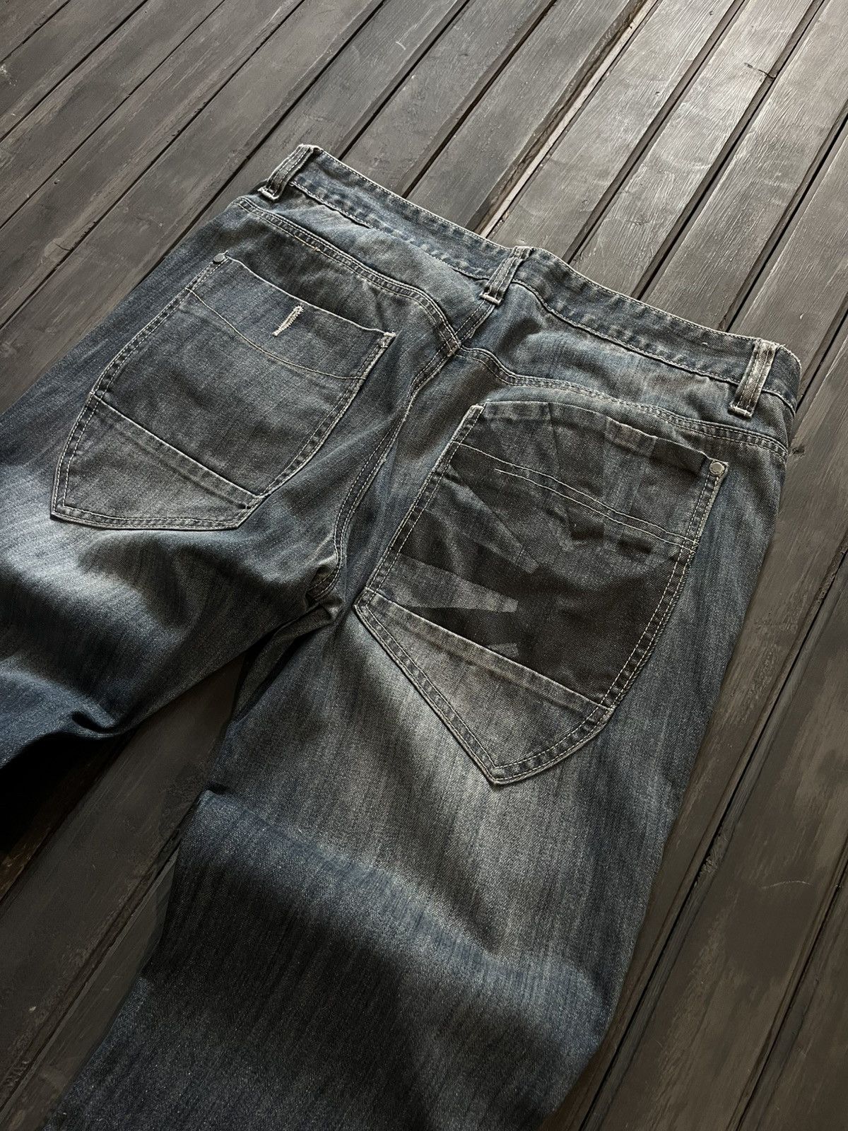 Hysteric Glamour 💥 HYSTERIC GLAMOUR BALENCIAGA STYLE JAPANESE JEANS Size US 32 / EU 48 - 3 Thumbnail