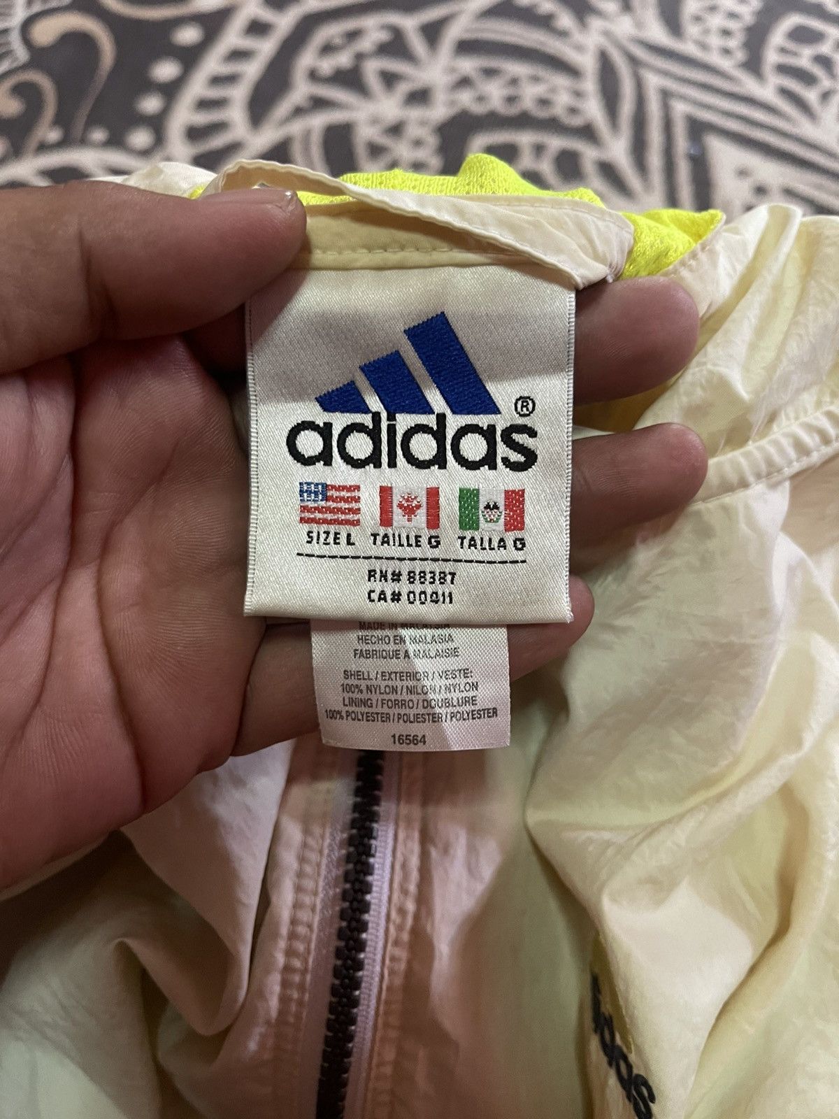 Adidas Vintage 90s Adidas Anorak Very Rare🔥🔥🔥 Size US L / EU 52-54 / 3 - 4 Thumbnail