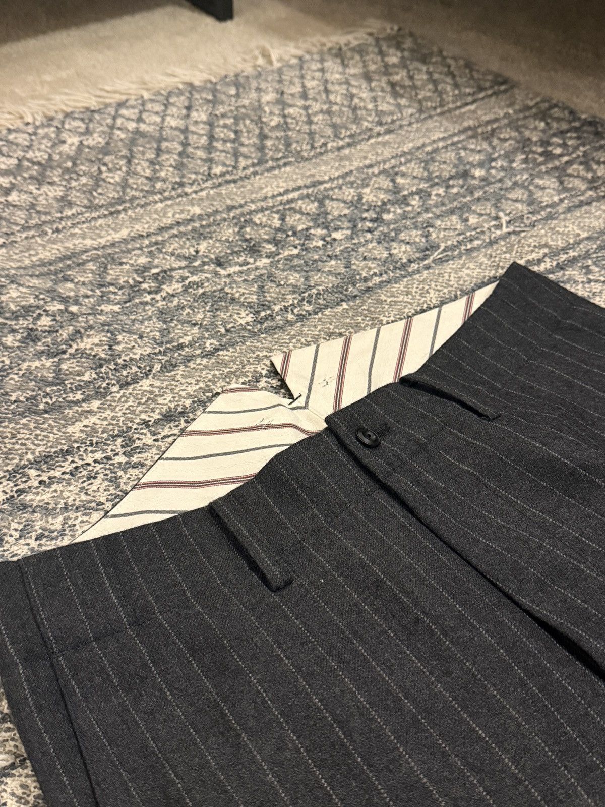Junya Watanabe Junya Watanabe Striped Dress Pants Size US 30 / EU 46 - 3 Thumbnail