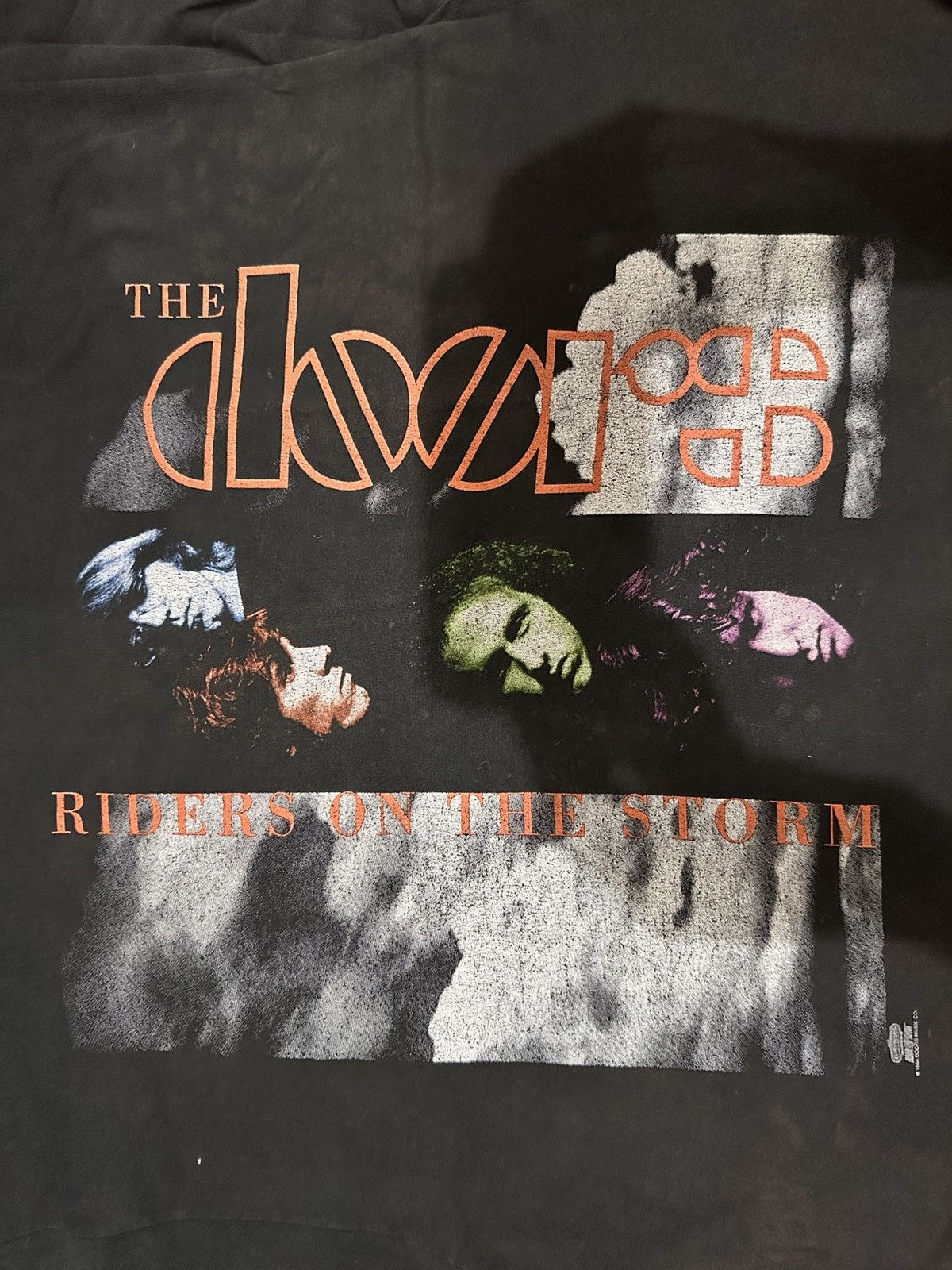 Band Tees Vintage 90’s The Doors Riders on The Storm TShirt Size US XL / EU 56 / 4 - 4 Thumbnail