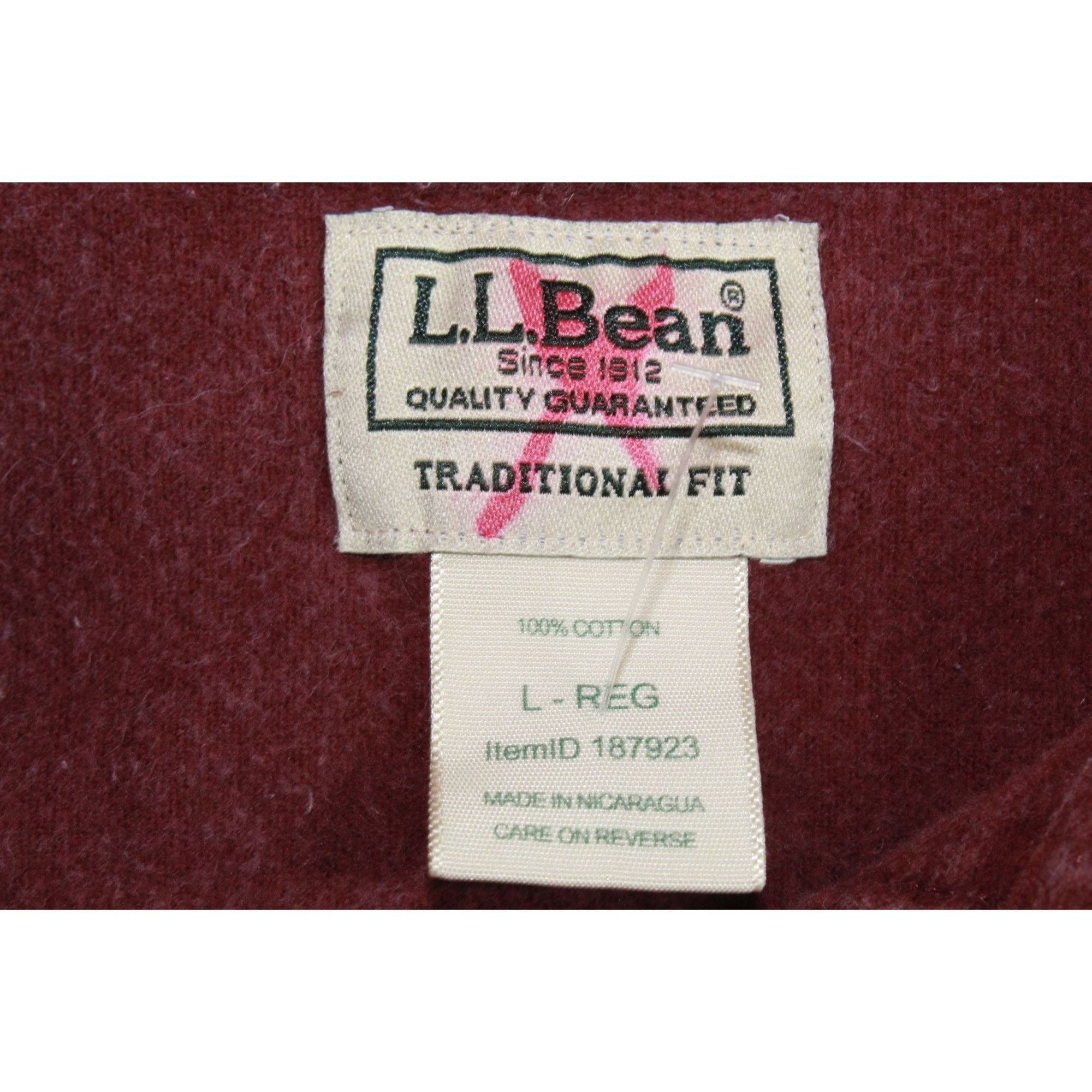 L.L. Bean LL Bean Men's Chamois Shirt Heaviest Weigh Layer Workwear Ca Size US L / EU 52-54 / 3 - 7 Thumbnail