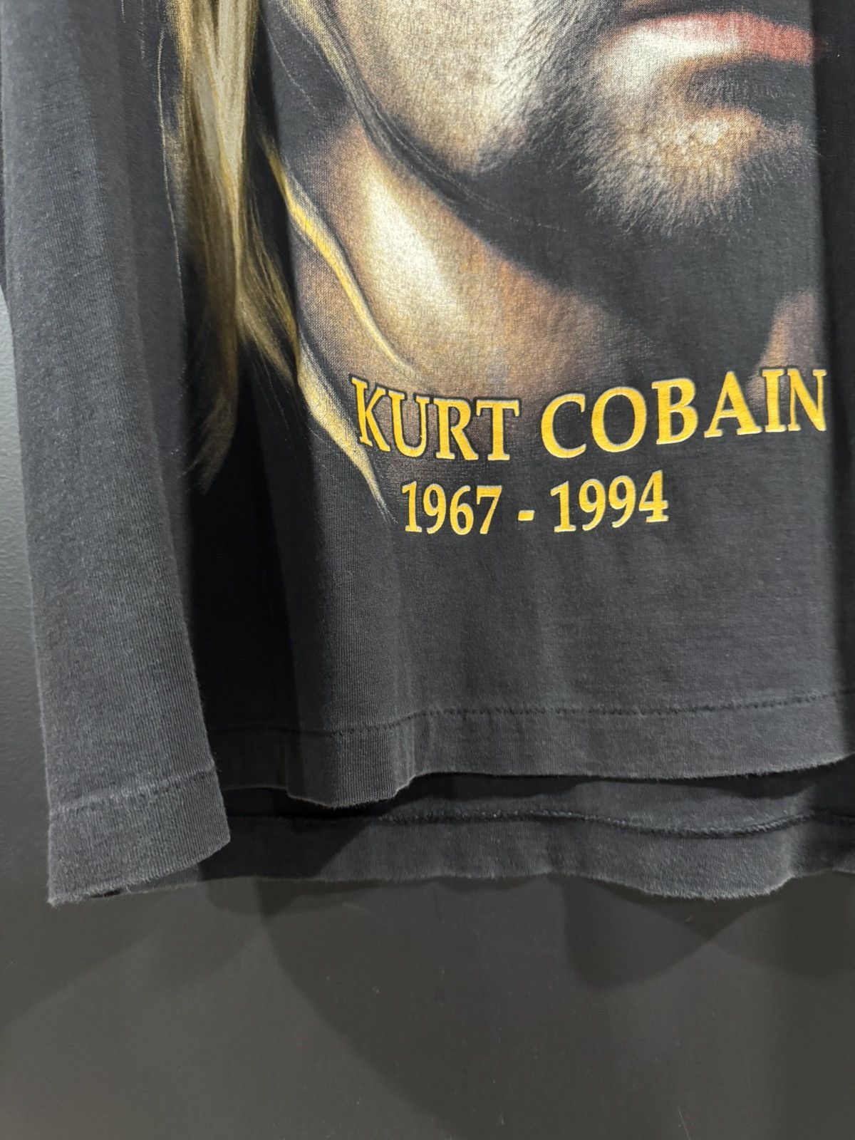 Band Tees 1990s Vintage Nirvana Kurt Cobain Single Stitch Band Tee XL Size US XL / EU 56 / 4 - 6 Thumbnail