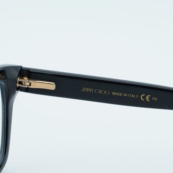 Jimmy Choo Jimmy Choo JC270 0807 00 Eyeglasses Shiny Black 53mm Size ONE SIZE - 8 Thumbnail