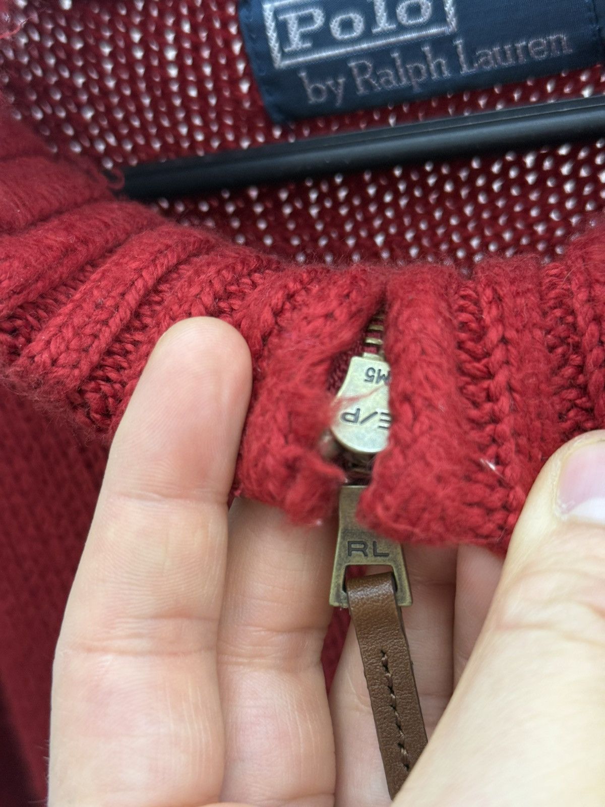 Polo Ralph Lauren Polo Ralph Lauren Cotton Heavy Knit Quater Zip Sweater Size US XL / EU 56 / 4 - 4 Thumbnail