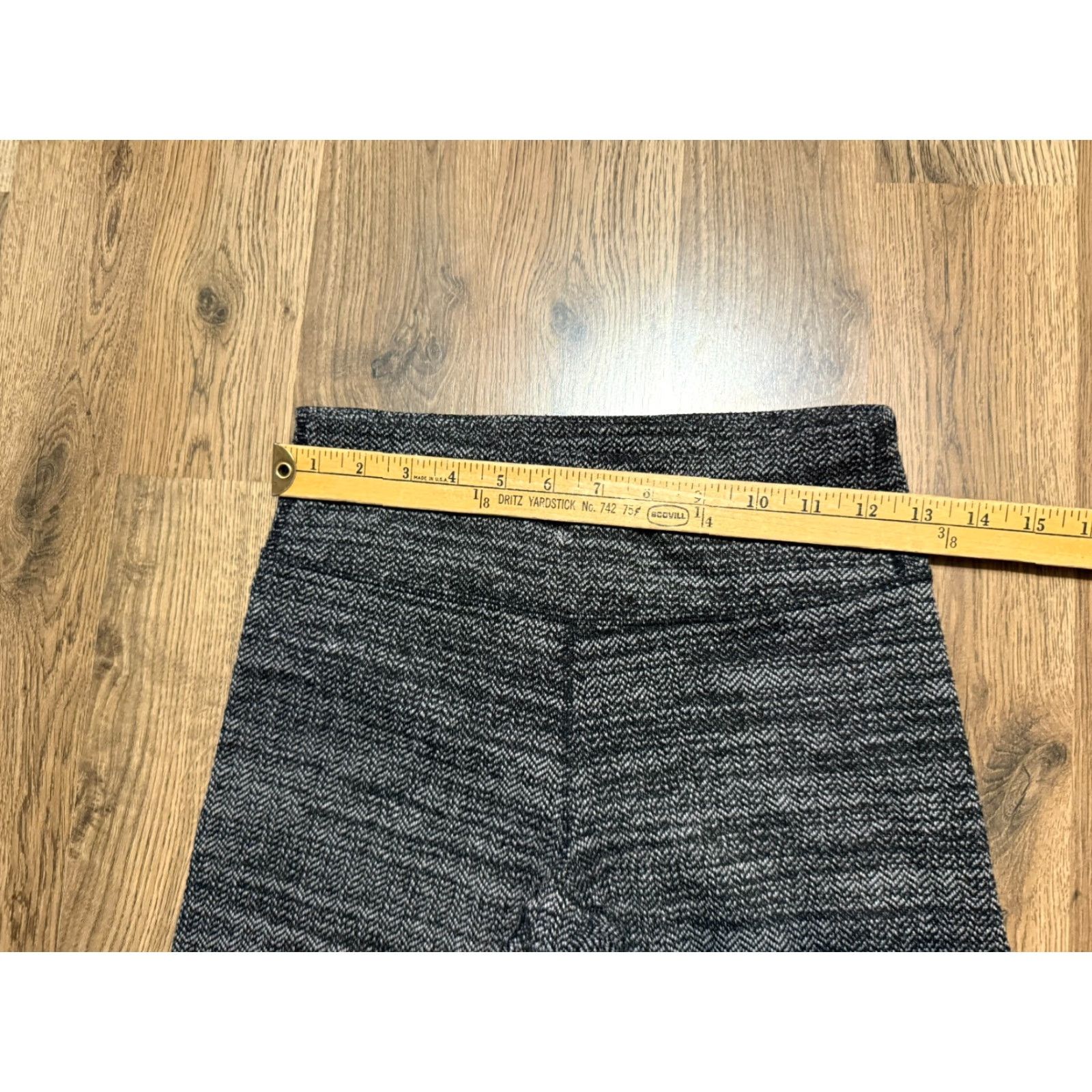 Kyodan Kyodan Leggings Women's Petite Small Grey White Pull On Leggings Mid Rise Size 28" / US 6 / IT 42 - 6 Thumbnail
