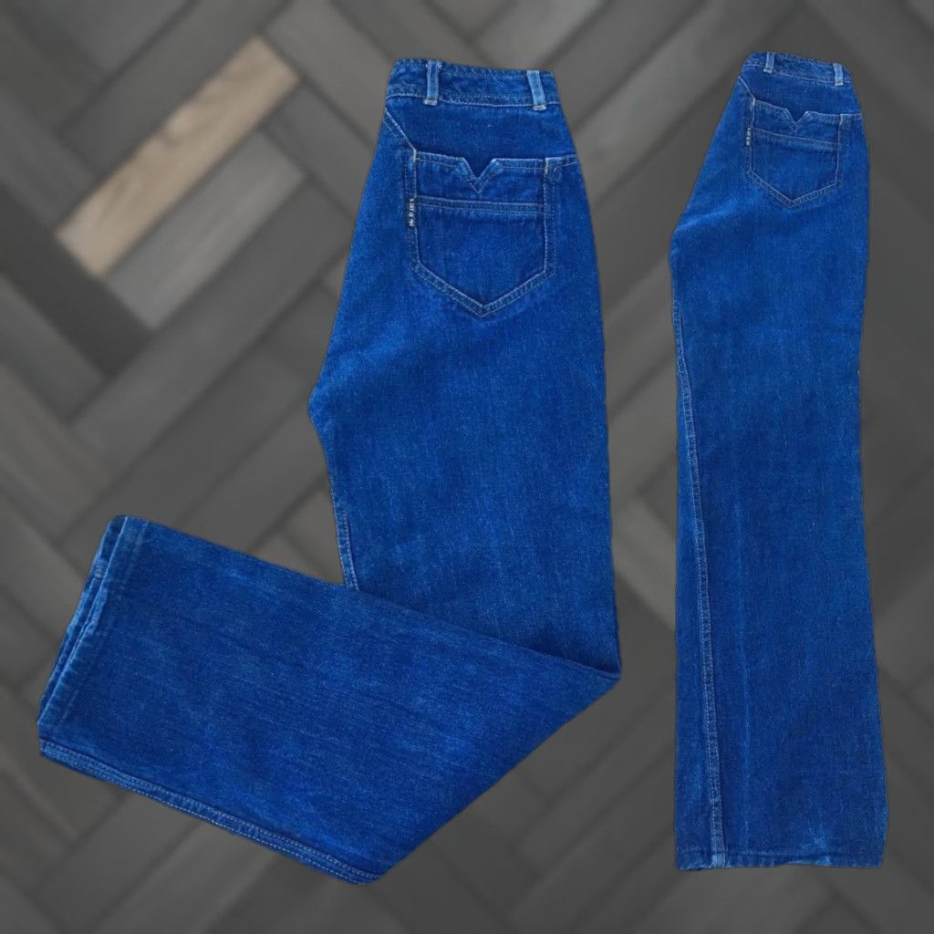 Vintage VINTAGE N’est Ce Pas Jeans High Waist Waist 27 in 70s 80s Denim Blue Jeans Juniors Size 11 12 Size 32" / US 10 / IT 46 - 1 Thumbnail