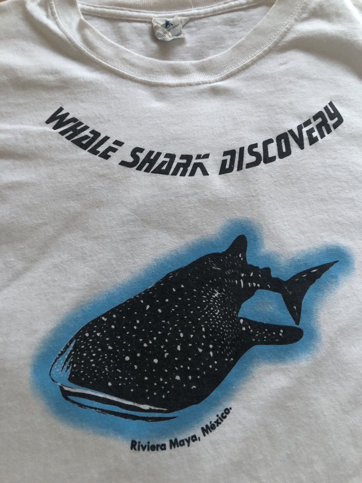 Vintage RARE MEXICO WHALE DISCOVERY OCEAN TEE SHIRT Size US S / EU 44-46 / 1 - 5 Thumbnail