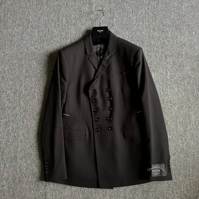 Dior Dior Double-breasted white armband suit Size US S / EU 44-46 / 1 - 2 Thumbnail