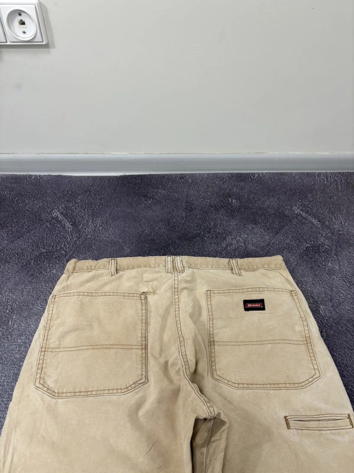 Dickies × Vintage Vintage Dickies Skate Faded Cream Hype Baggy Pants Size US 36 / EU 52 - 5 Thumbnail