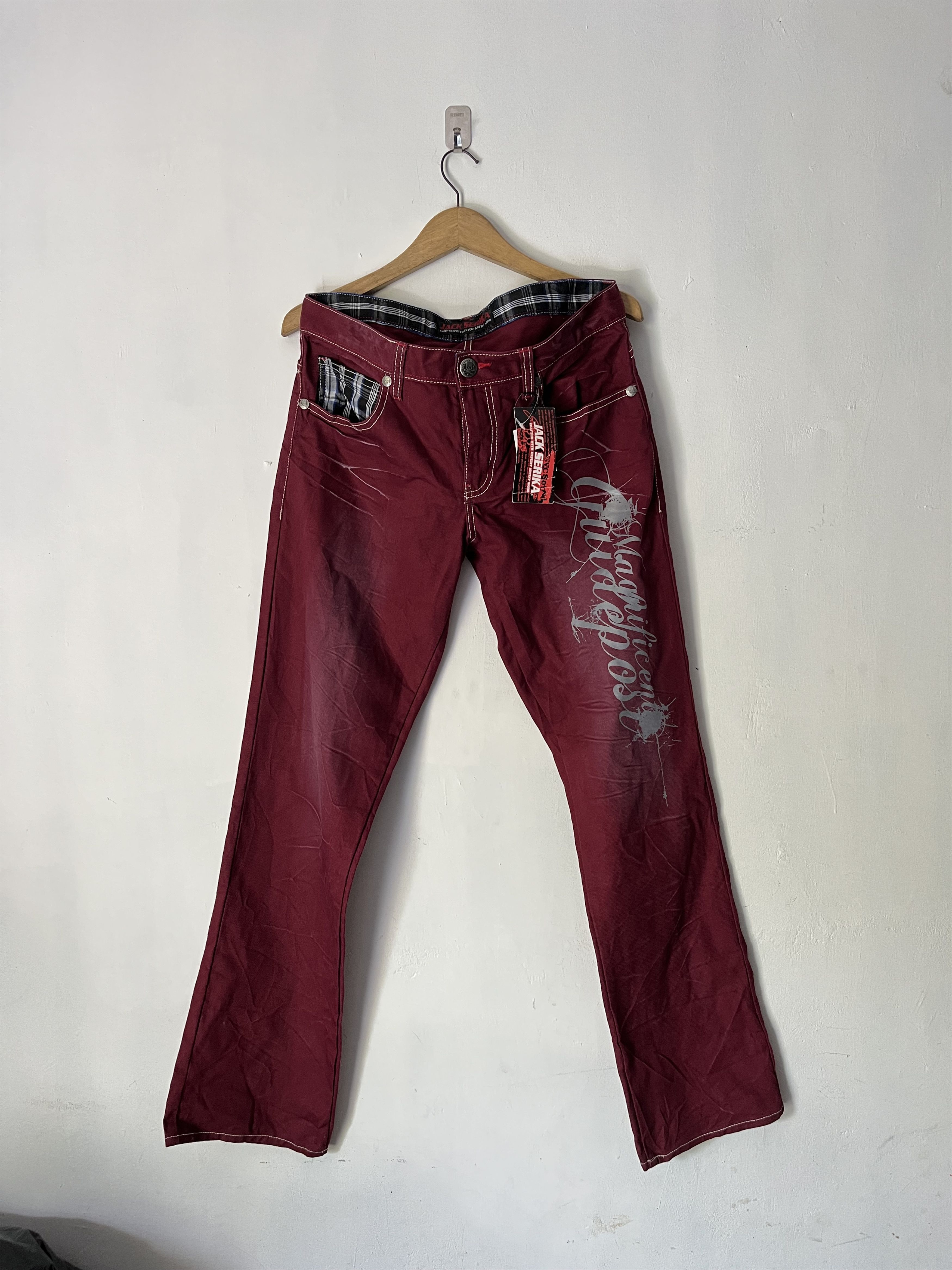 Isamu Katayama Backlash Jack serika vampire blood vkei style jeans Size US 33 - 1 Thumbnail