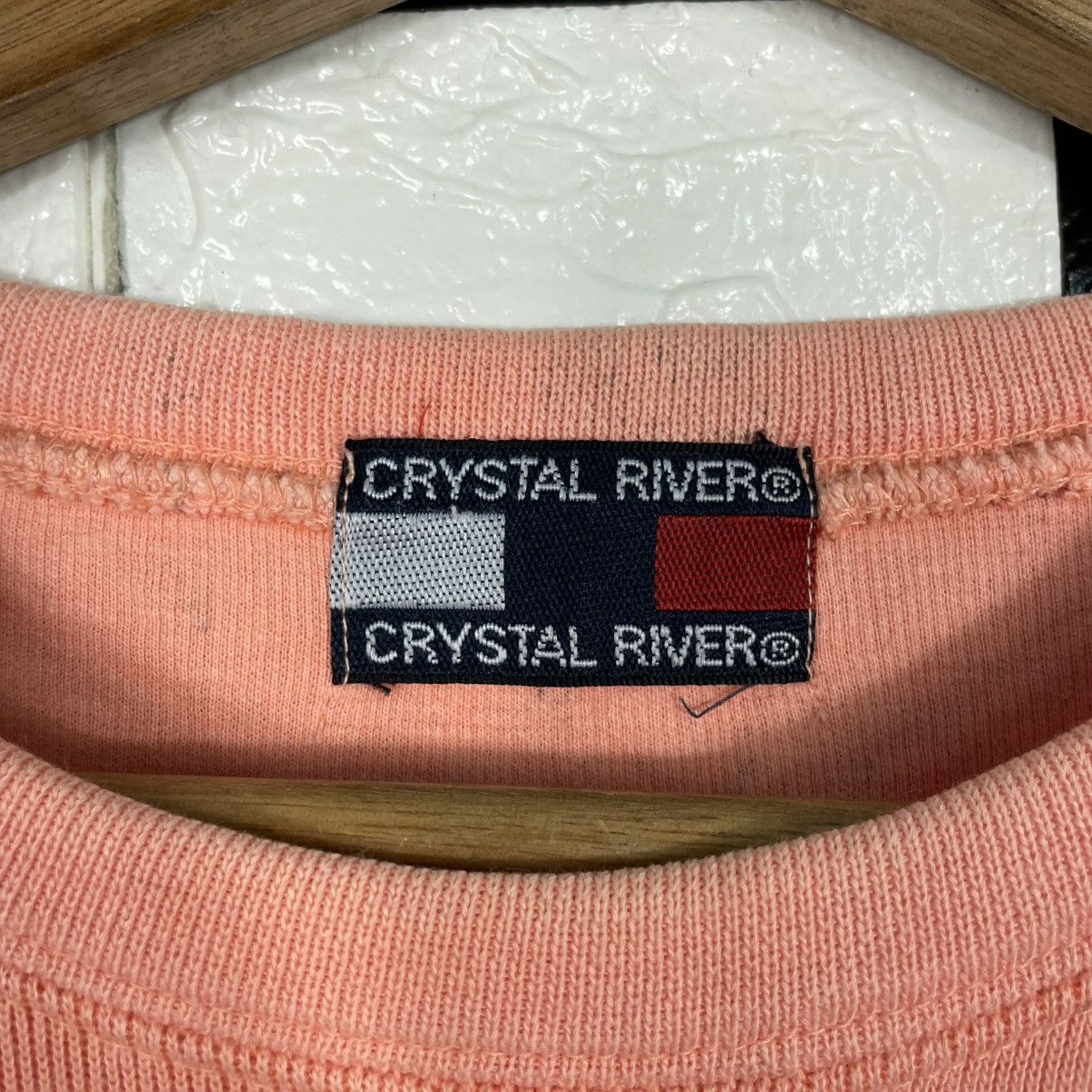 Japanese Brand Vintage Crystal River Big Logo Sweatshirt Size US M / EU 48-50 / 2 - 11 Thumbnail