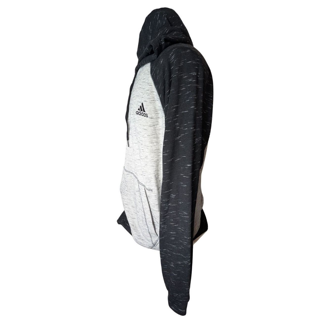 Adidas Adidas Essentials Mélange Small Logo Hoodie Full Zip Jacket Size US XL / EU 56 / 4 - 6 Thumbnail