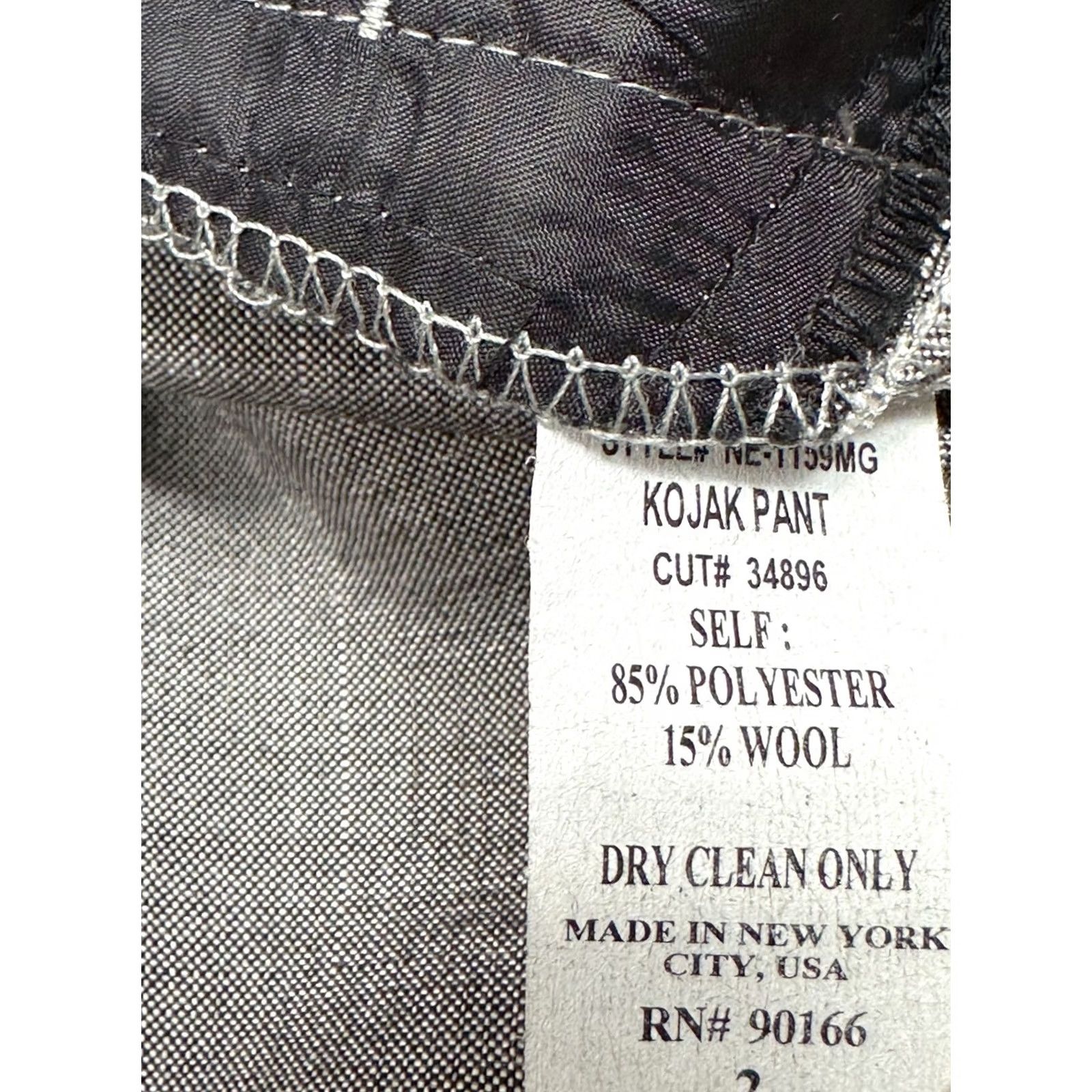 Vintage Garfield & Marks Gray Dress Pants High Rise Polyester Wool Formal Sz 2 Women's Pants 2 Gray Wool Polyester Dress Pants Womens` Size 26" / US 2 / IT 38 - 5 Thumbnail