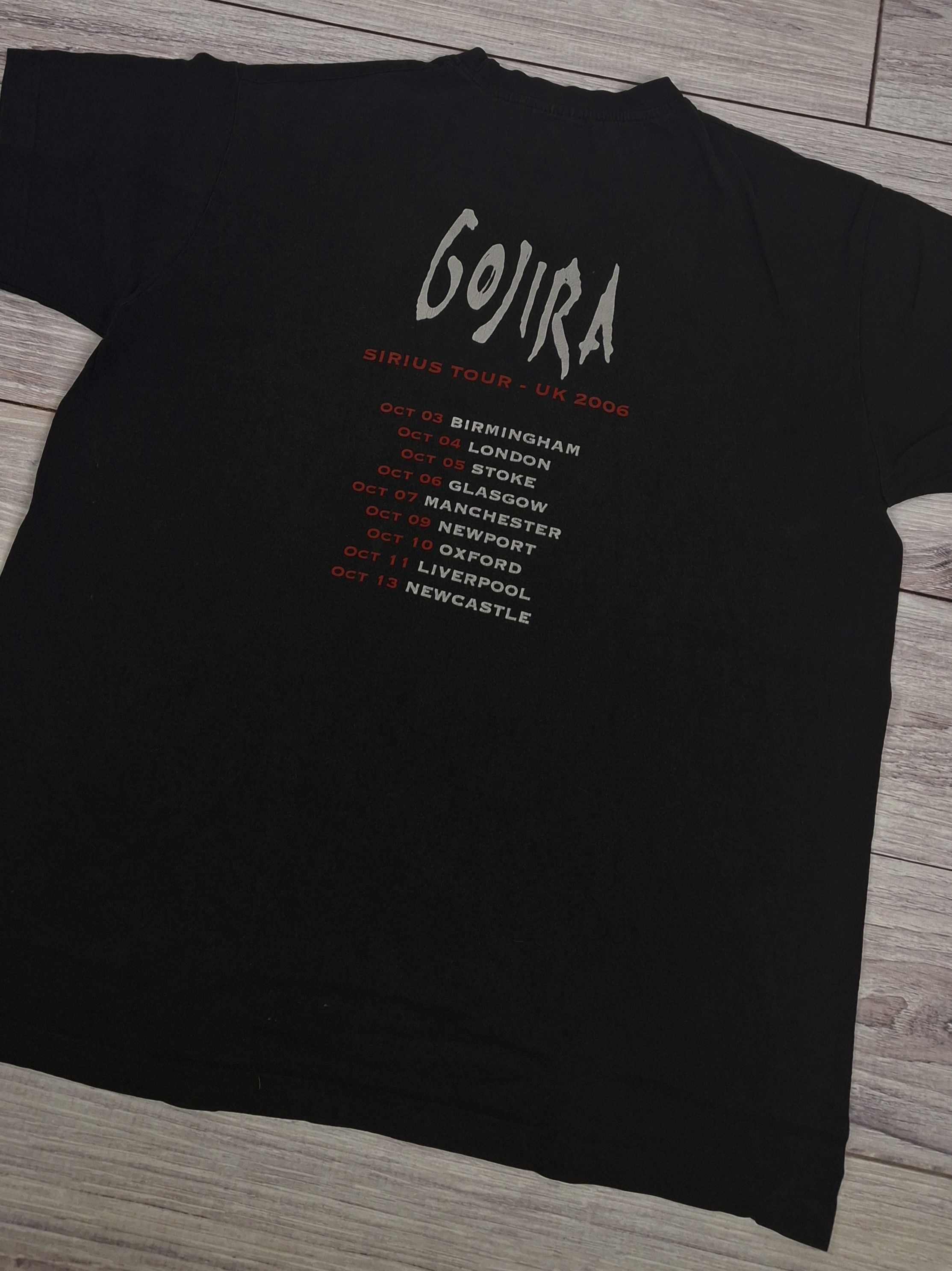 Band Tees Gojira band vintage t-shirt 2006 Size US L / EU 52-54 / 3 - 5 Thumbnail