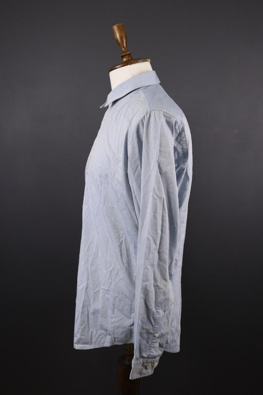 Hugo Boss Hugo Boss Regular Fit Blue Button Down Shirt Size XL Size US XL / EU 56 / 4 - 5 Thumbnail