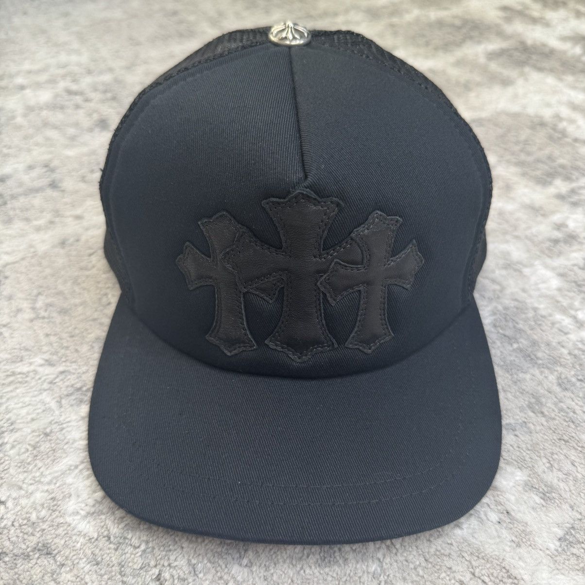 クロムハーツ Triple Cross Patch Trucker Cap CHROME HEARTS Triple Cross Patch Trucker Cap ONE SIZE（53-60