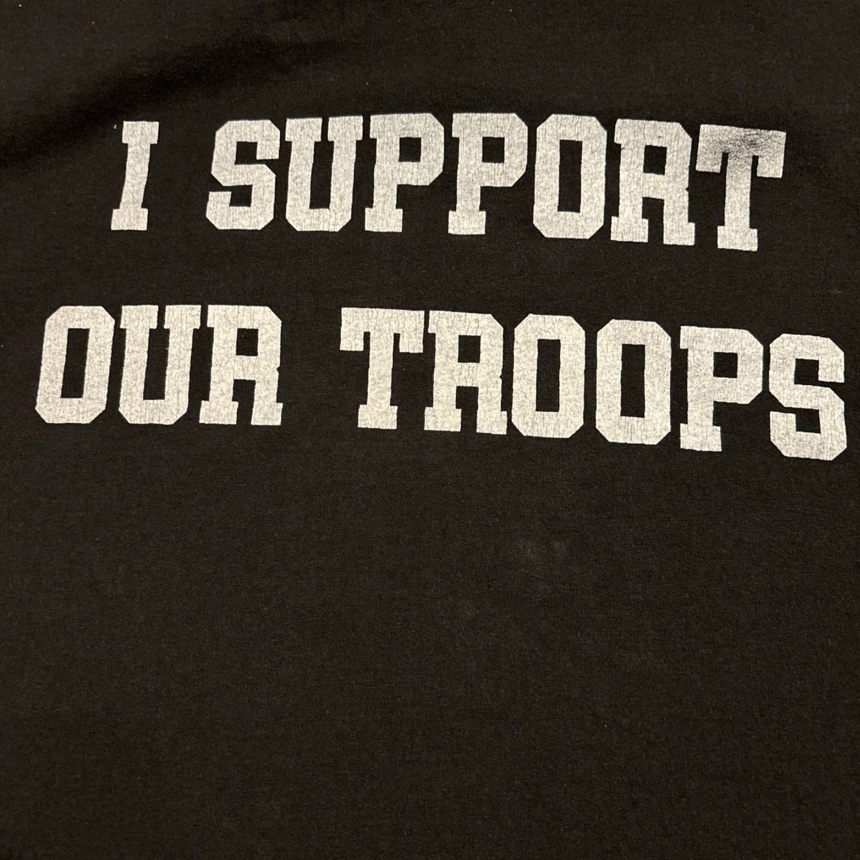 Hanes VINTAGE Hanes Operation Desert Storm Thunder Lightning T-Shirt Adult XL Black 2 Sided 1991 Mens Size US XL / EU 56 / 4 - 5 Thumbnail