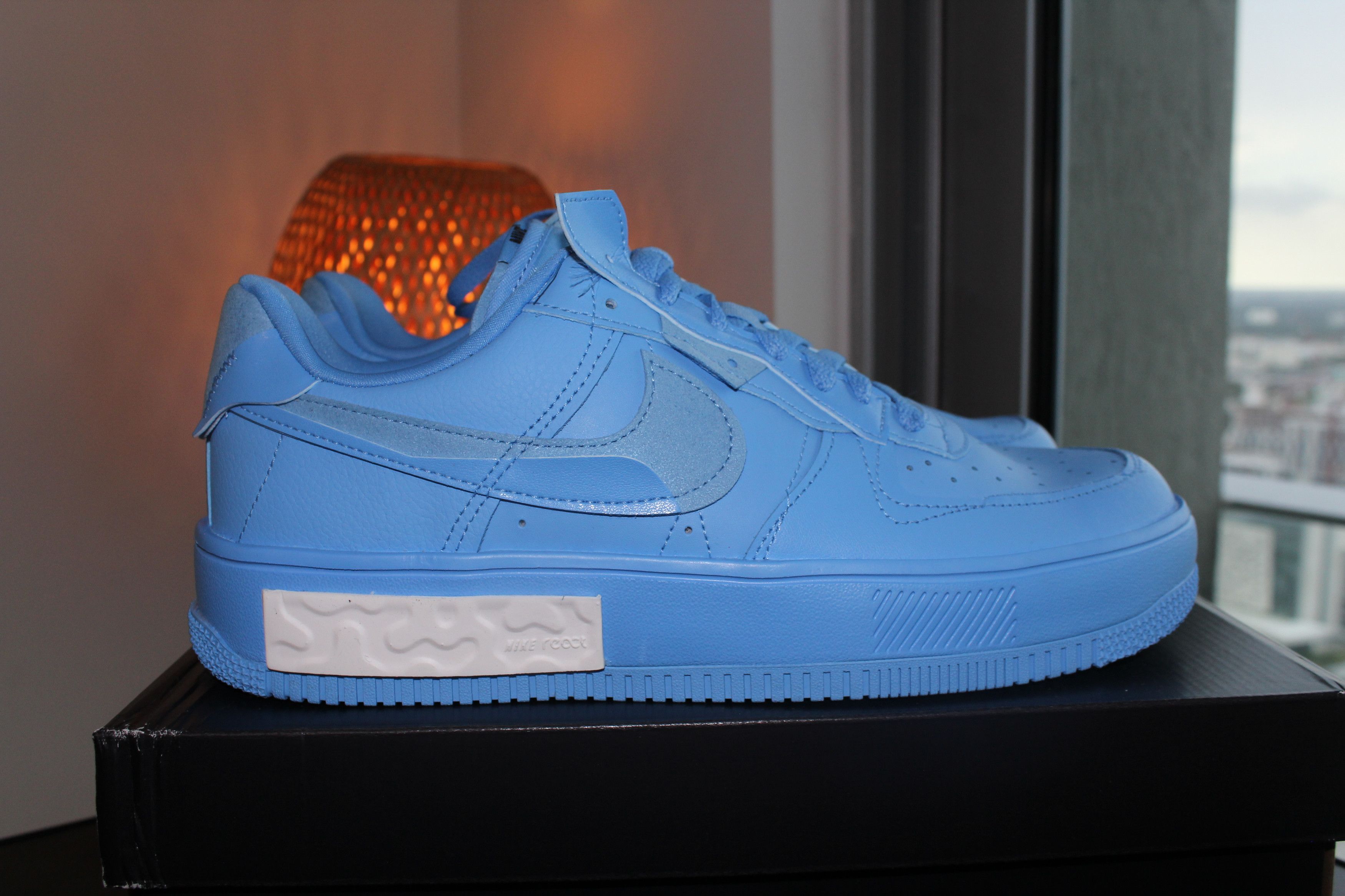 Nike Air Force 1 Fontanka University Blue Women's Size 12W/10.5M Size US 10.5 / EU 43-44 - 2 Thumbnail