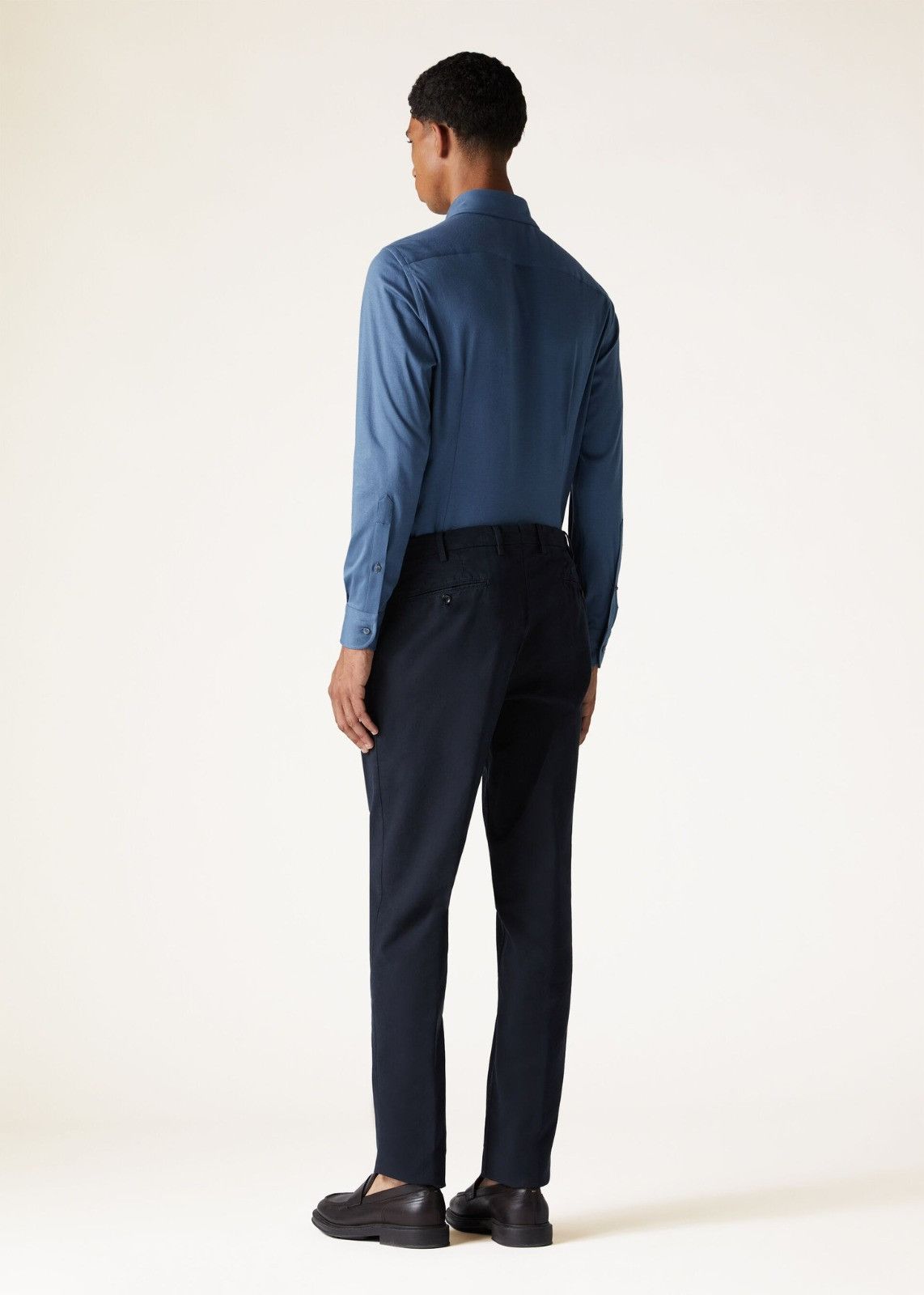 Loro Piana o1srvl11e0325 FAL6123 Andrew Shirt in Blue Size US S / EU 44-46 / 1 - 6 Thumbnail