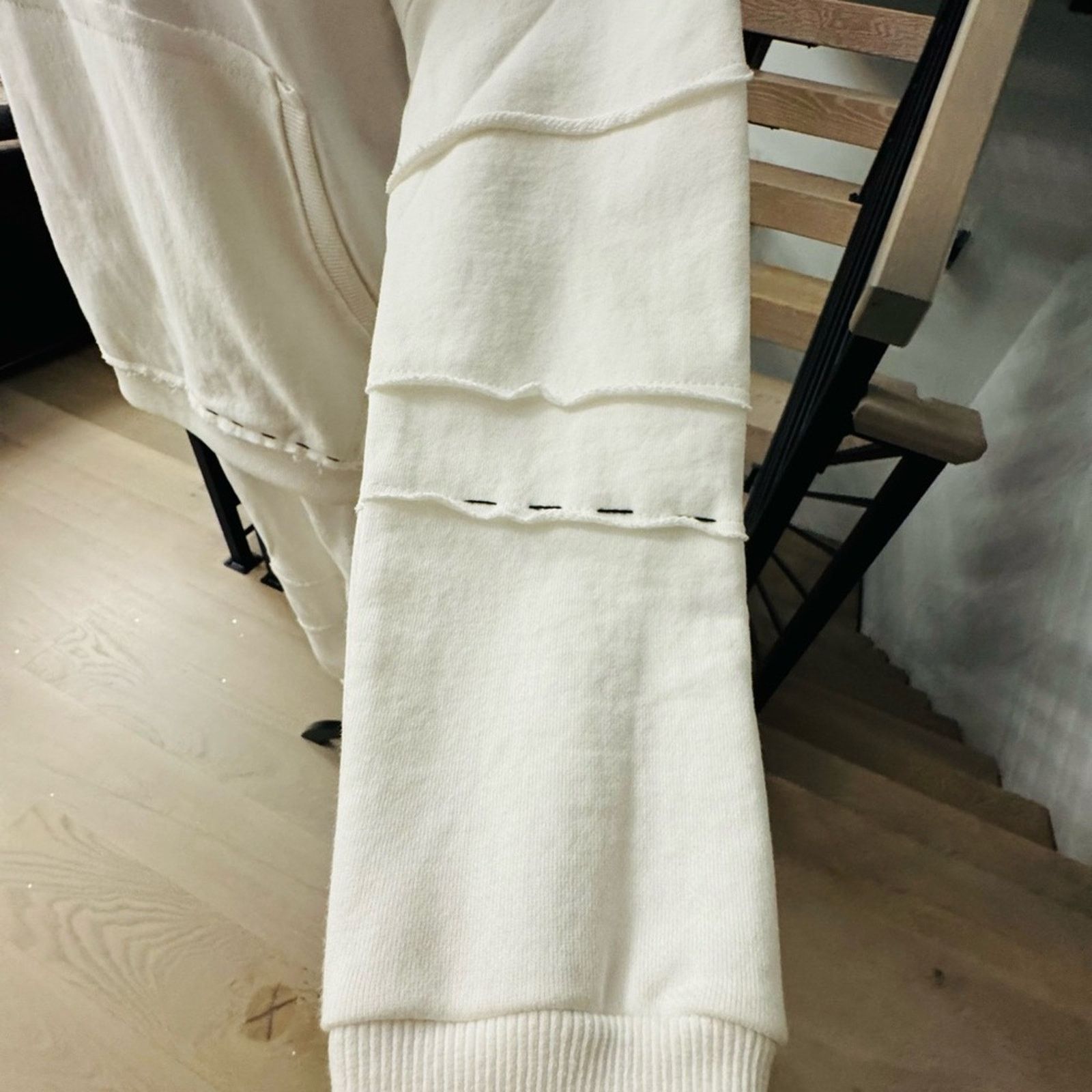 Other Punk Queen Women's White Cotton Tracksuit size S Size 27" / US 4 / IT 40 - 3 Thumbnail