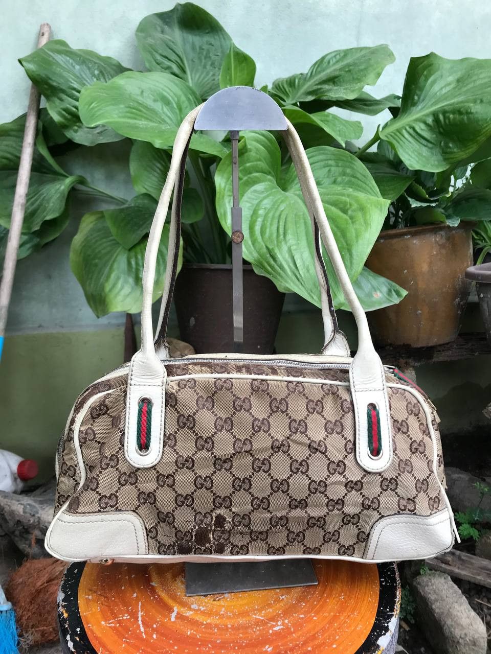 Gucci × Vintage Vintage Gucci GG Boston Bag Size ONE SIZE - 2 Thumbnail