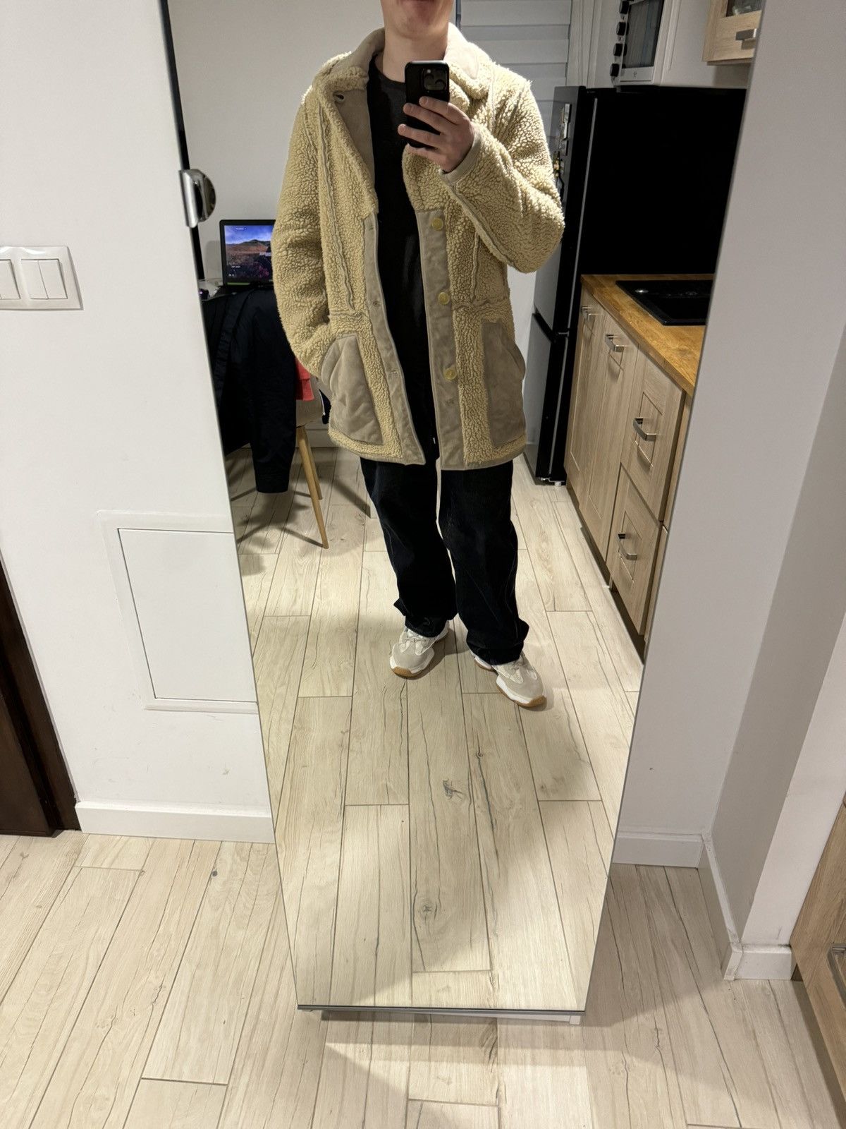 Maison Margiela Maison Margiela X H&M Ship Suit Pattern Cream Coat. Size US M / EU 48-50 / 2 - 1 Thumbnail