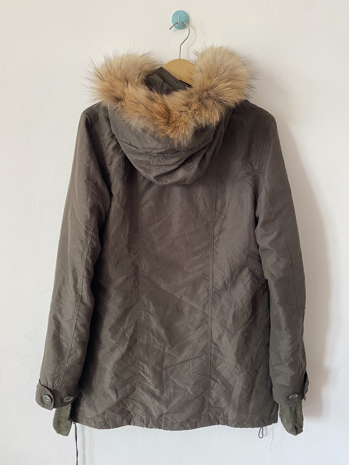 If Six Was Nine × Le Grande Bleu (L.G.B.) × MOUSSY Moussy Japan Brand Green Fur Parka LGB Style Hoodie Jacket Size US L / EU 52-54 / 3 - 7 Thumbnail