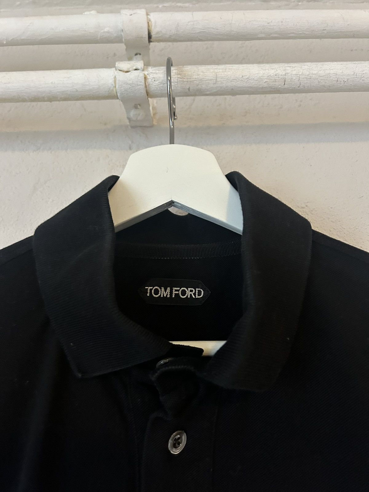 Tom Ford Tom Ford Black Classic Polo Shirt Size US M / EU 48-50 / 2 - 4 Thumbnail