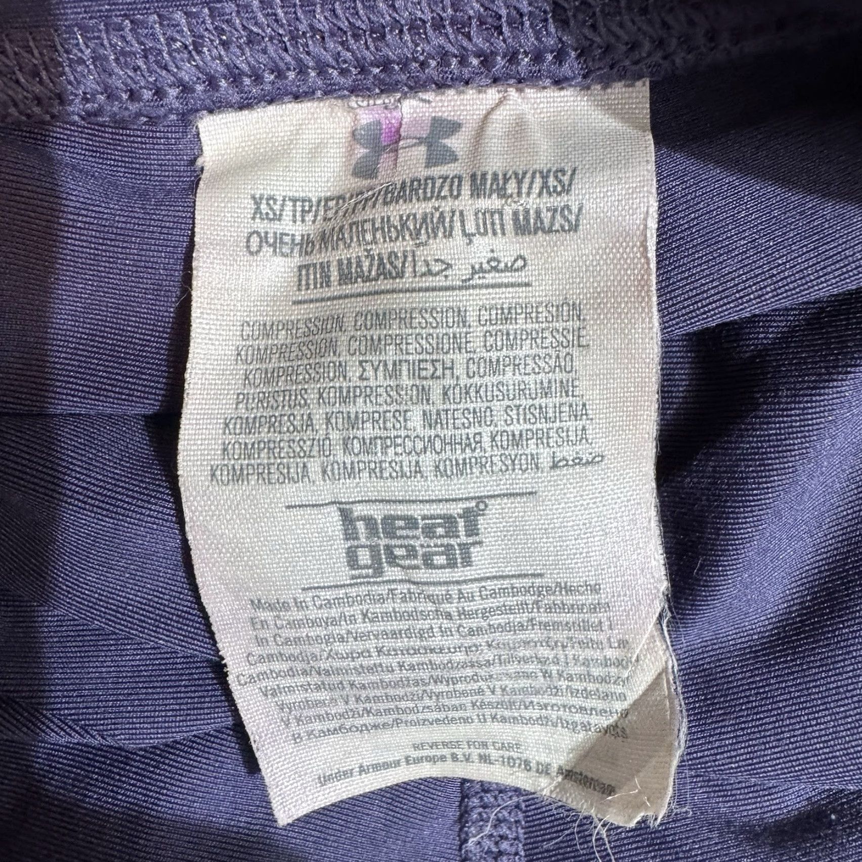 Under Armour VINTAGE Under Armour Leggings Women XS Athletic Compression HeatGear Gorpcore Streetwear Size 26" / US 2 / IT 38 - 8 Thumbnail