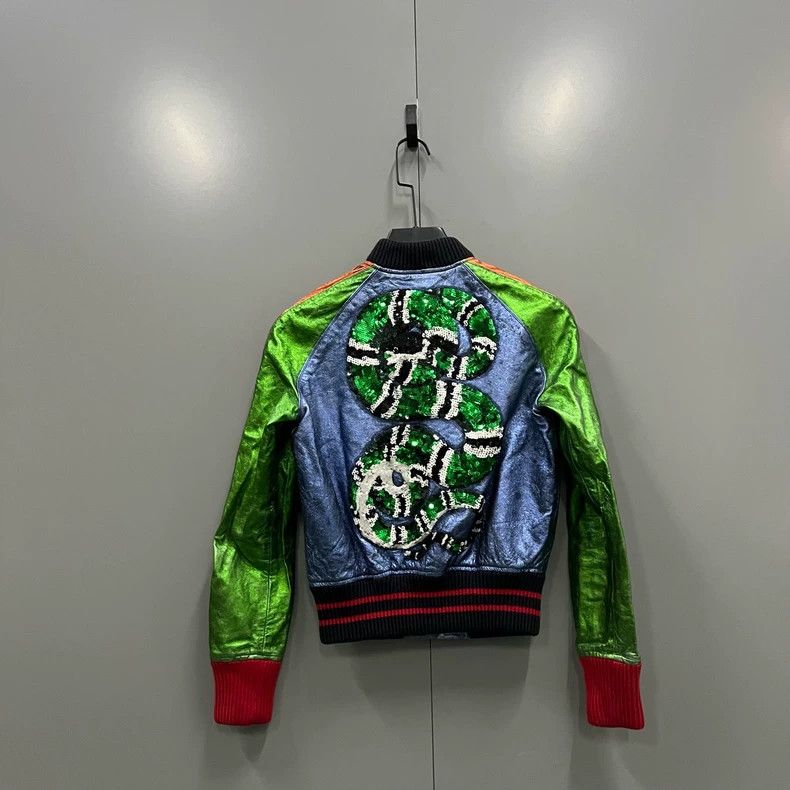 Gucci Gucci Colorful Sequin Embroidered Jacket Size US M / EU 48-50 / 2 - 1 Thumbnail