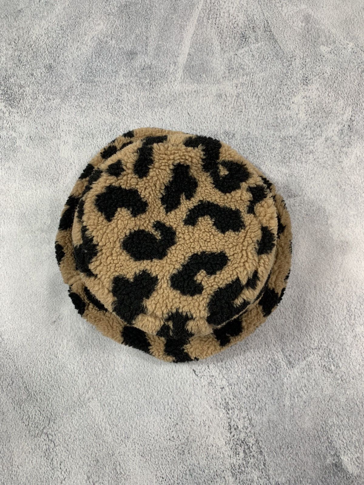 Japanese Brand × Vintage Vintage Y2K Deep pile fleece leopard bucket hat streetwar Size ONE SIZE - 3 Thumbnail