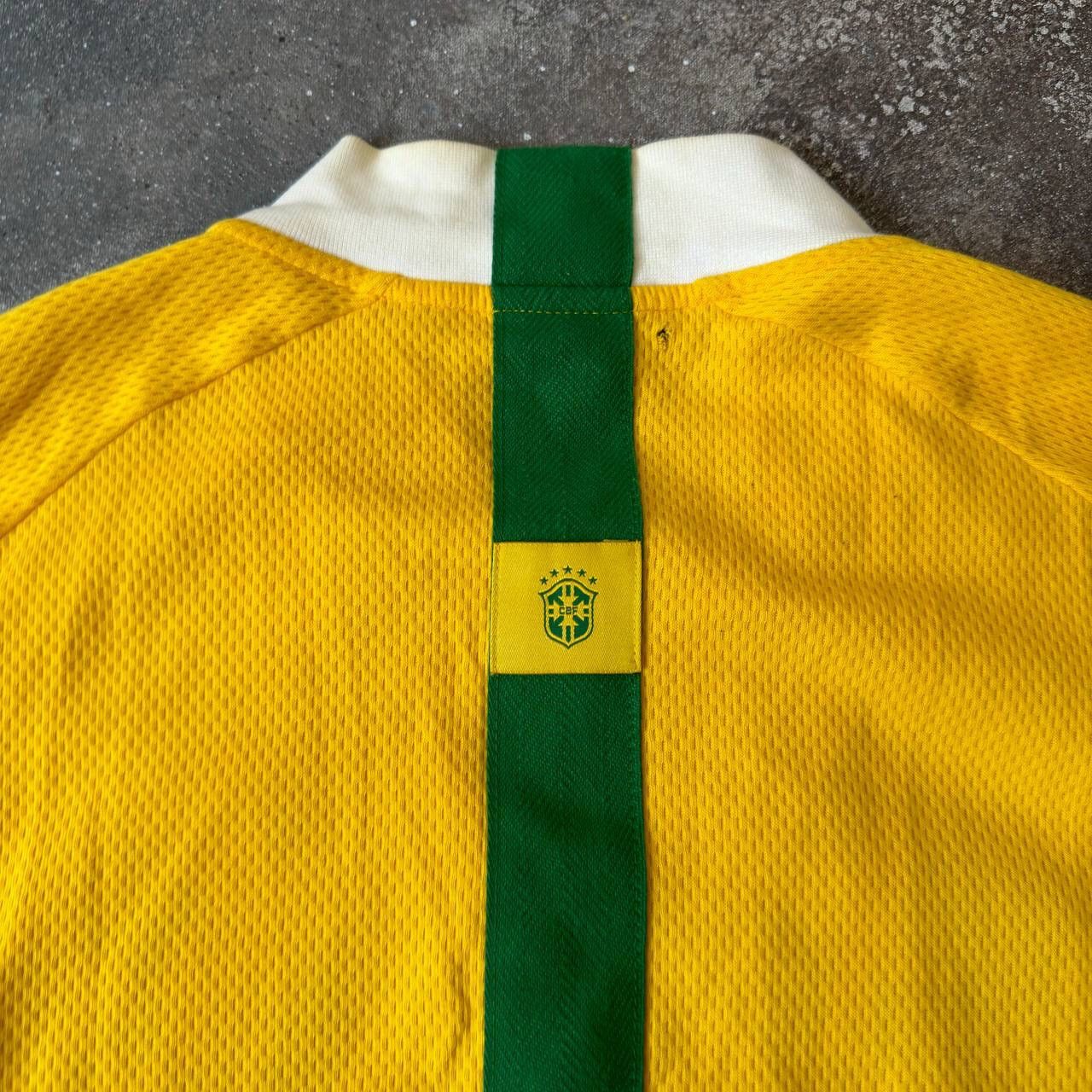 Nike × Vintage 00’s Nike Vintage Brazil #10 Ronaldinho Soccer Track Jacket Size US L / EU 52-54 / 3 - 8 Thumbnail