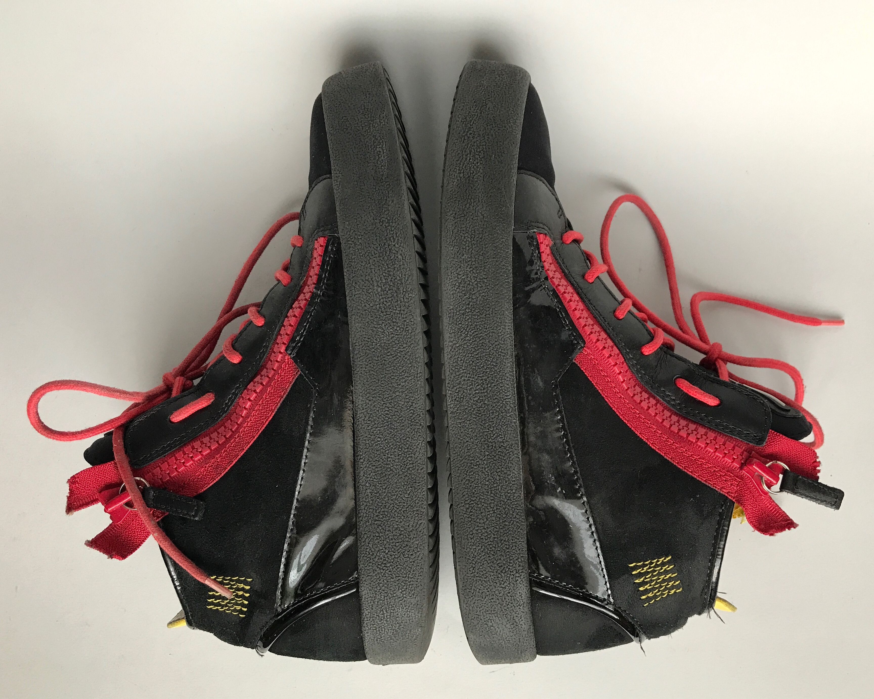 Giuseppe Zanotti Final Sale🔥GIUSEPPE ZANOTTI DOUBLE ZIP DECONSTRUCTED SNEAKER Size US 8 / EU 41 - 6 Thumbnail