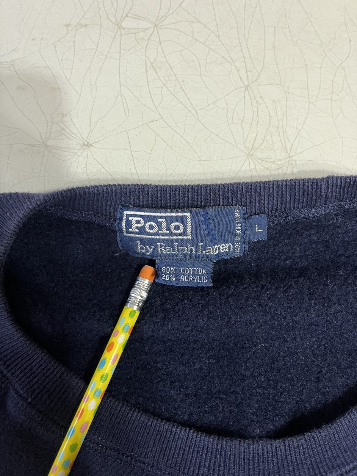 Polo Ralph Lauren × Vintage Vintage polo Ralph Lauren sweatshirt Size US L / EU 52-54 / 3 - 3 Thumbnail
