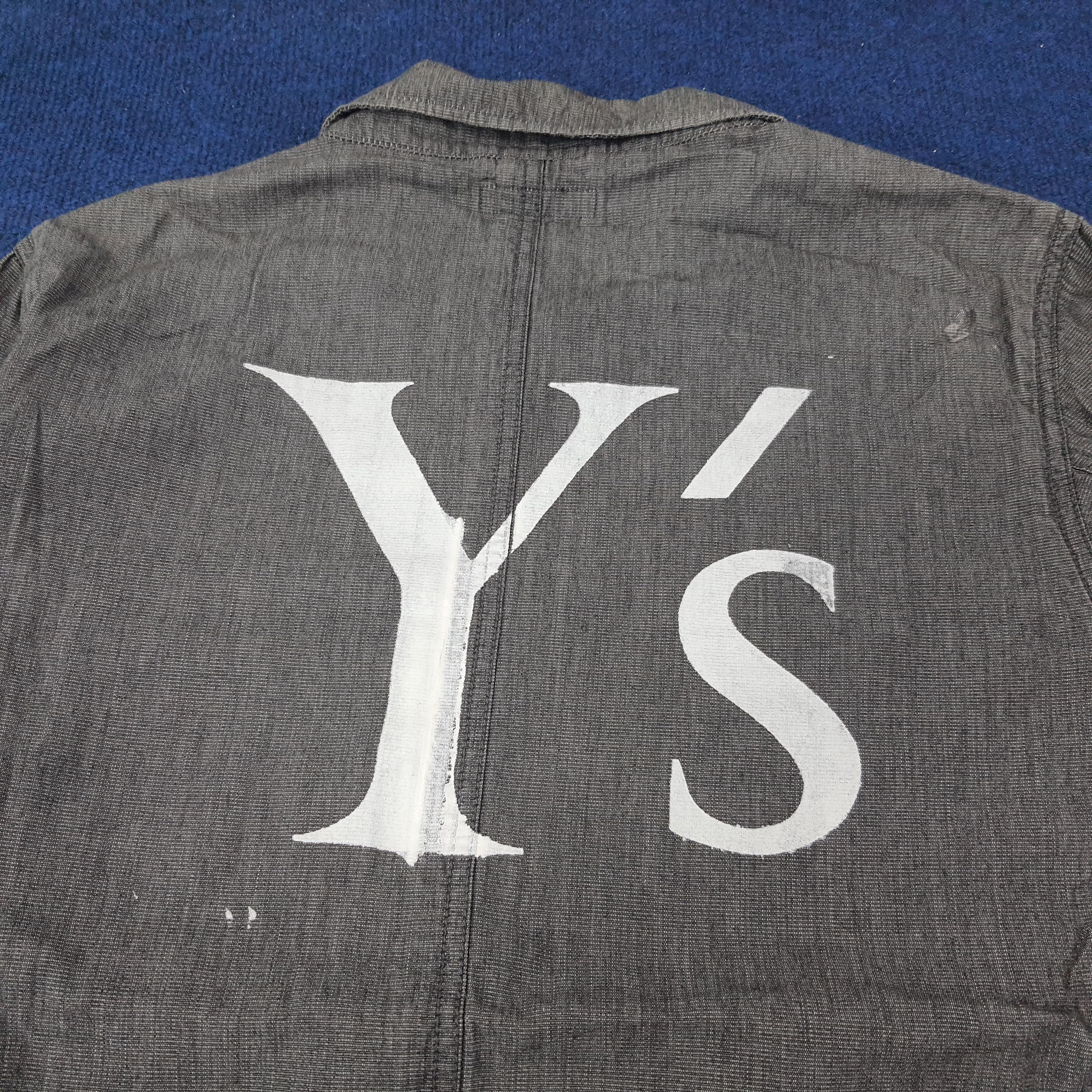 Japanese Brand × Vintage × Y's Vintage SACSNY by Yohji Custom Y's Logo Shacket C233N3 Size US M / EU 48-50 / 2 - 2 Thumbnail