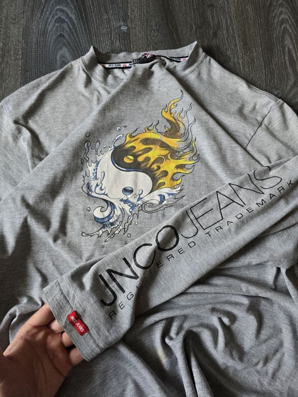 JNCO Jnco longsleeve true skull JNCO archive opium distressed Size US L / EU 52-54 / 3 - 2 Thumbnail