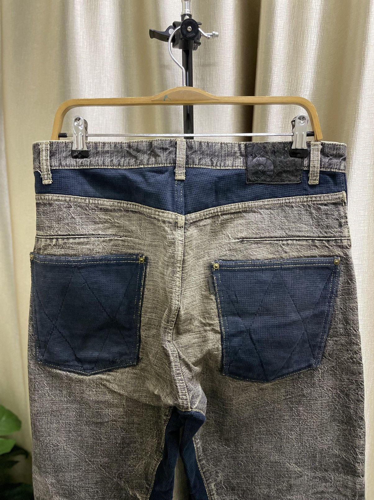 Japanese Brand × Vintage SCANNER FUNDAMETAL PRODUCT REBUILT KAPITAL DENIM Size US 34 / EU 50 - 4 Thumbnail