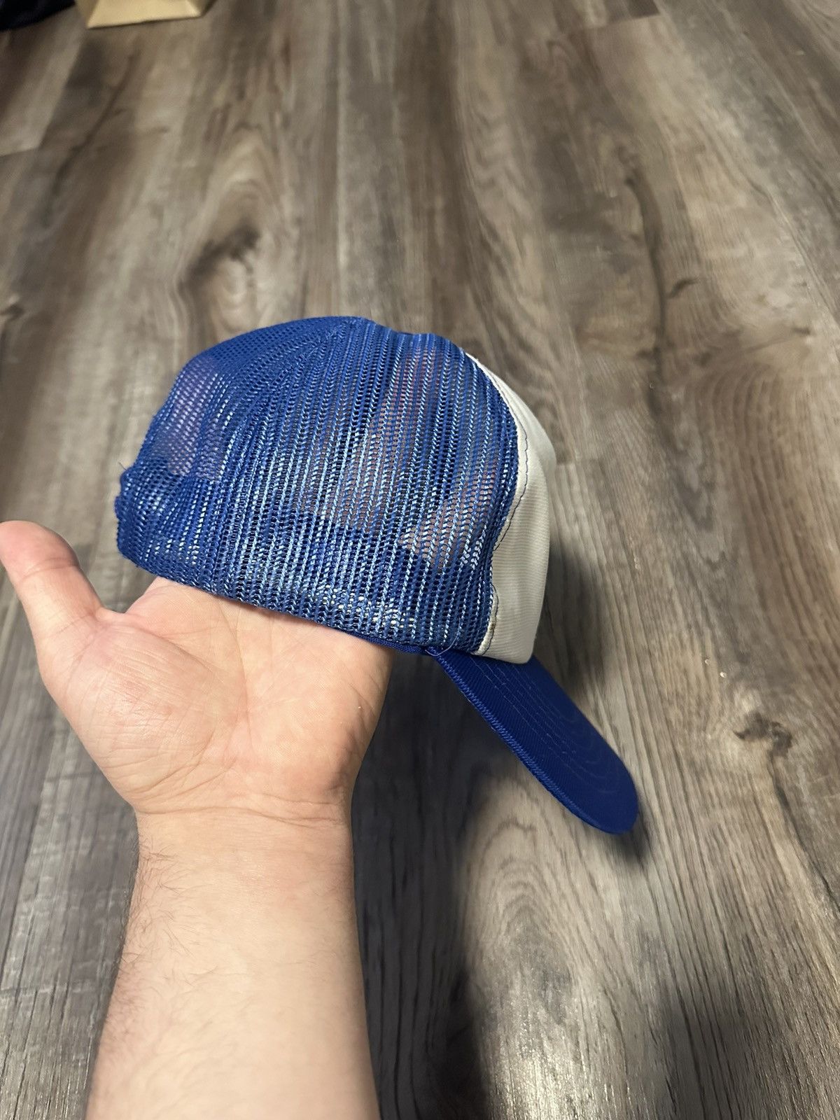 MLB CRAZY VINTAGE TORONTO BLUE JAYS TRUCKER HAT TED FLETCHER Size ONE SIZE - 4 Thumbnail
