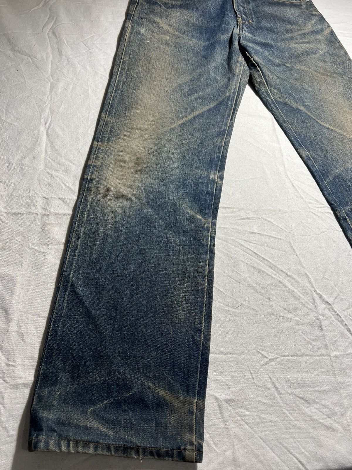 Yohji Yamamoto INED HOMME distressed denim Size US 30 / EU 46 - 2 Thumbnail